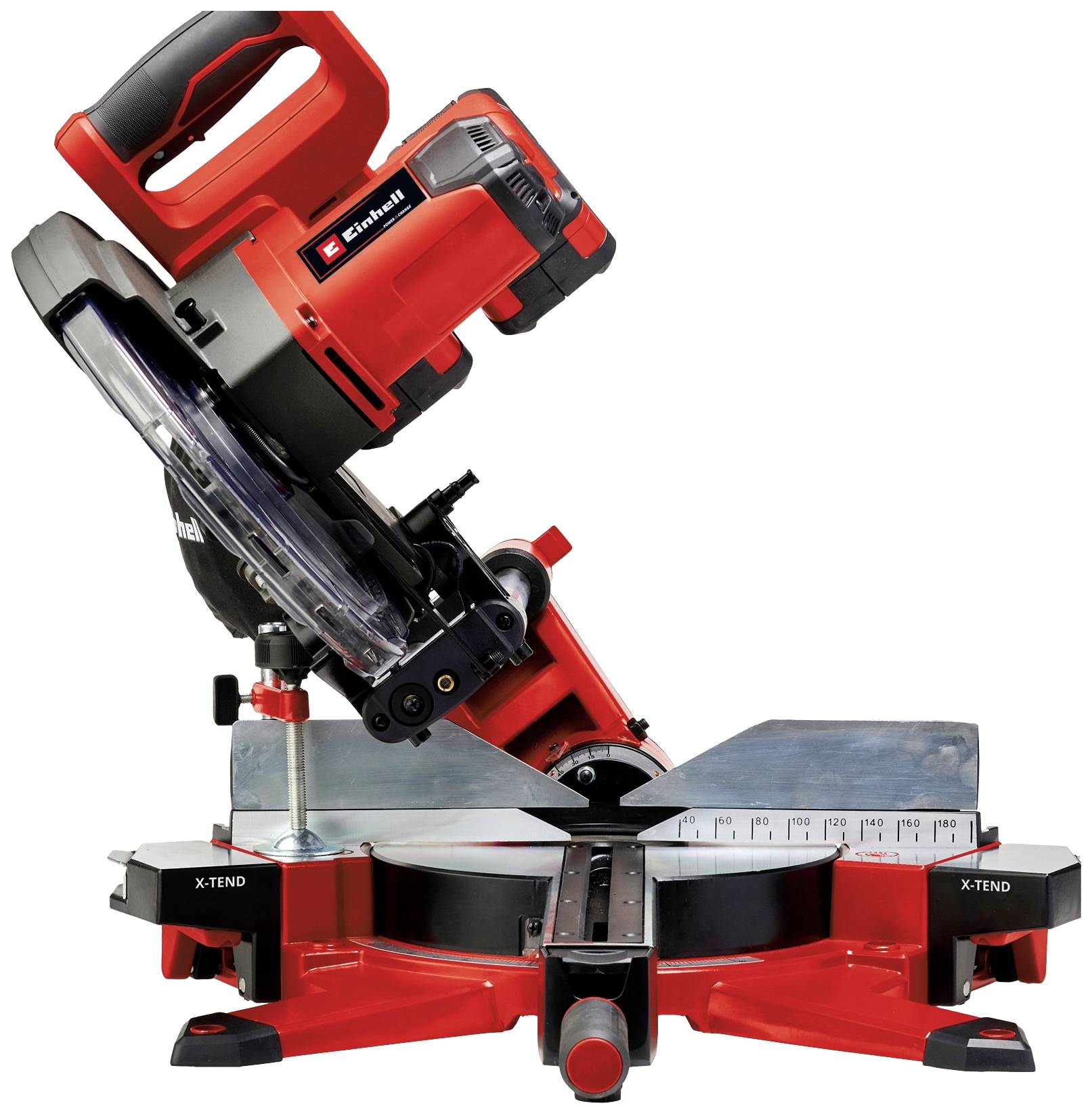Einhell TE-SM 36/10L Li-Solo Power X-Change Zug-Kapp- und Gehrungssäge ausziehbar, ohne Akku, ohne Ladegerät 254mm 30mm