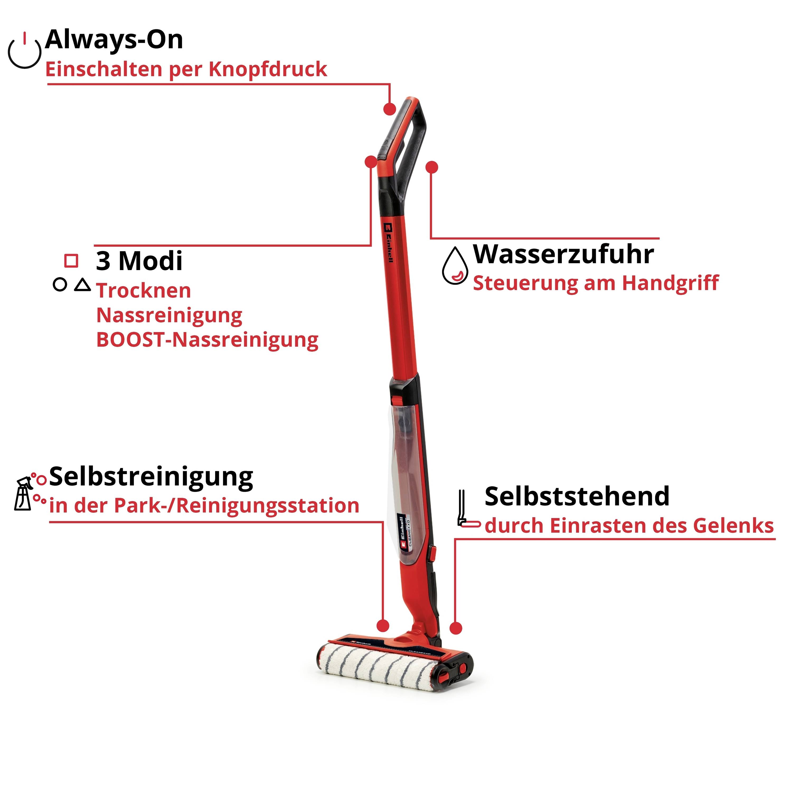 Einhell CLEANEXXO Power X-Change Hartbodenreiniger ohne Akku, ohne Ladegerät