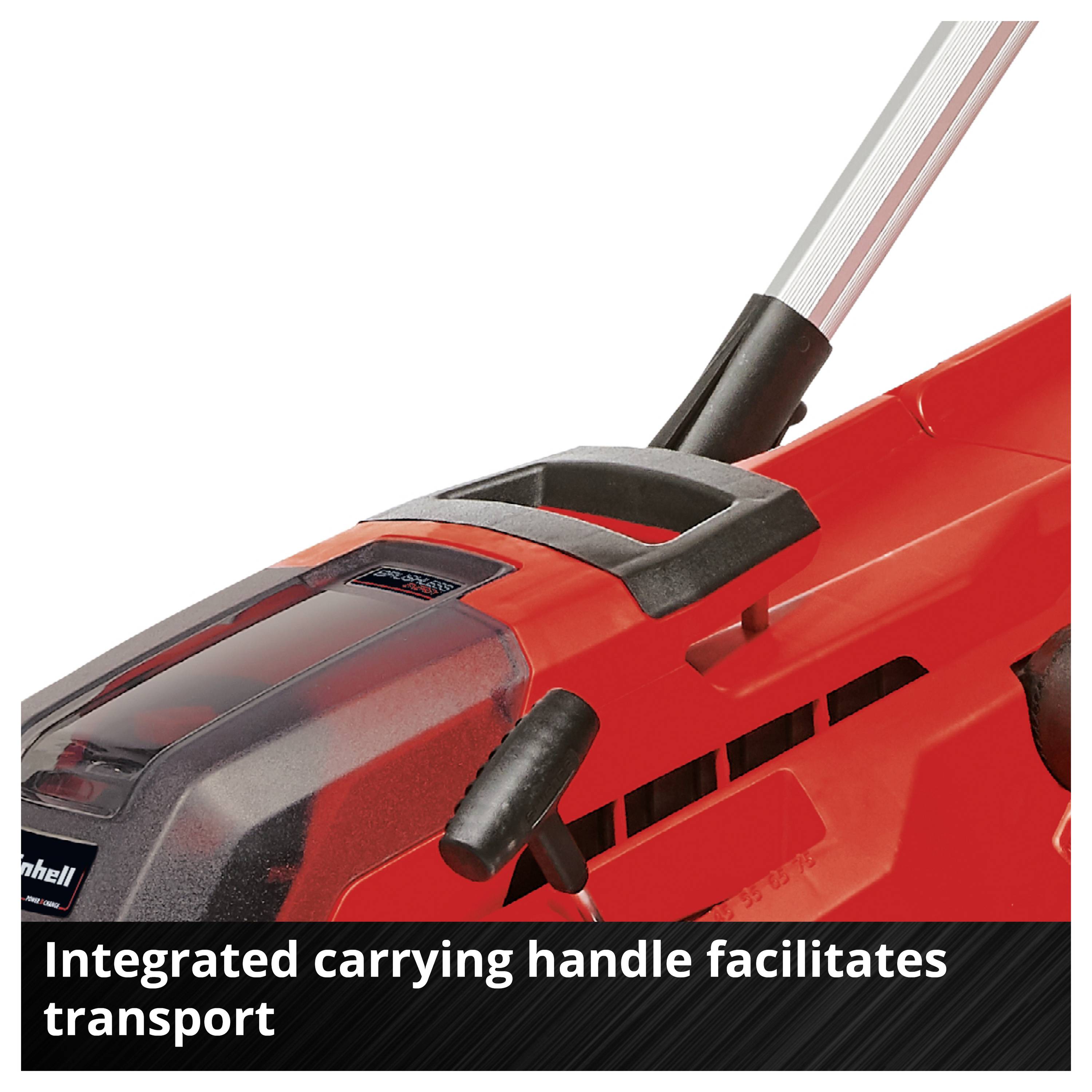 Einhell Professional GP-CM 36/450 Power X-Change Akku Akku-Rasenmäher inkl. 2. Akku, Mulchfunktion, Heckauswurf, Einstellbarer