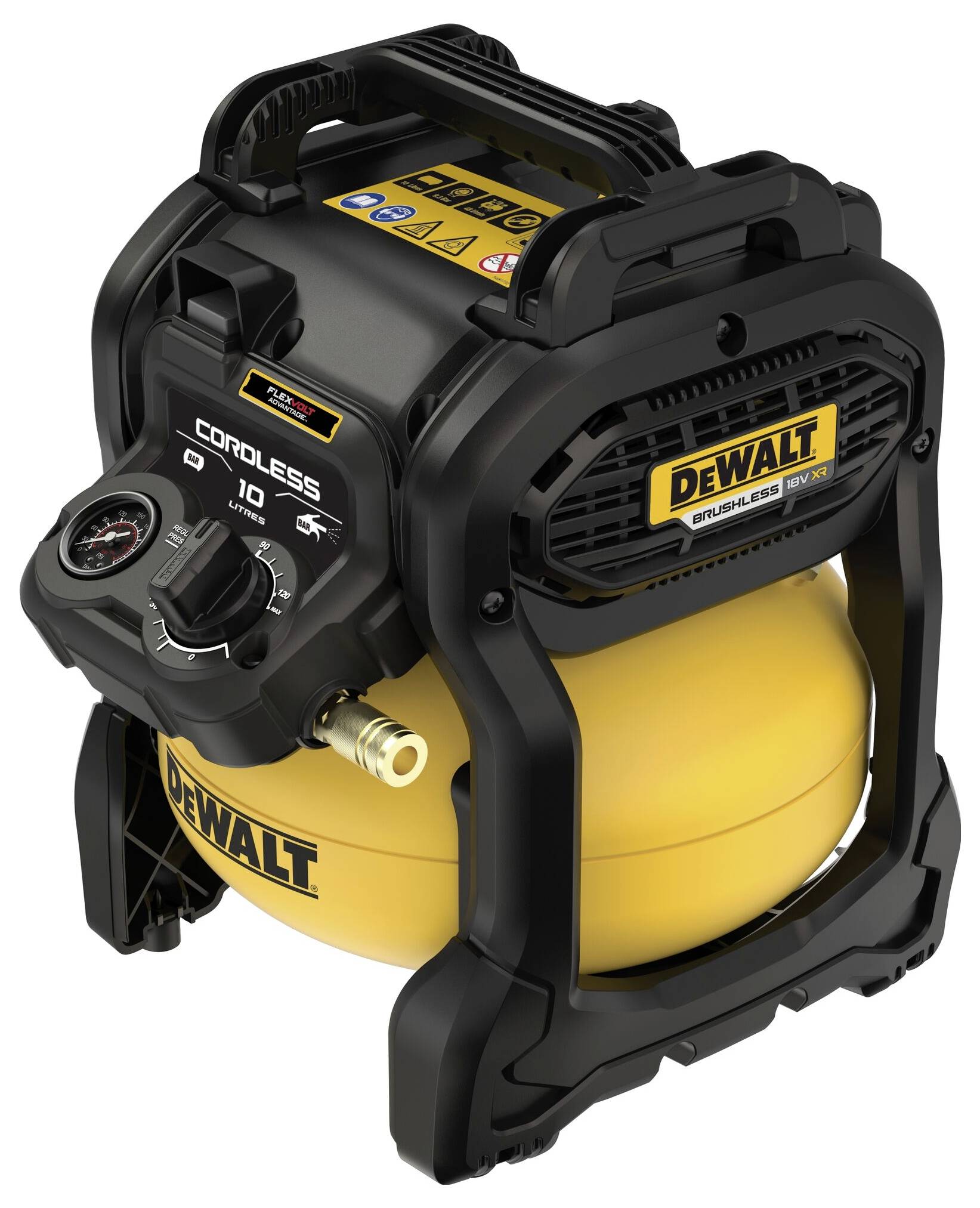 DEWALT DCC1018N-XJ Akku-Kompressor 9.6 bar Ohne Akku