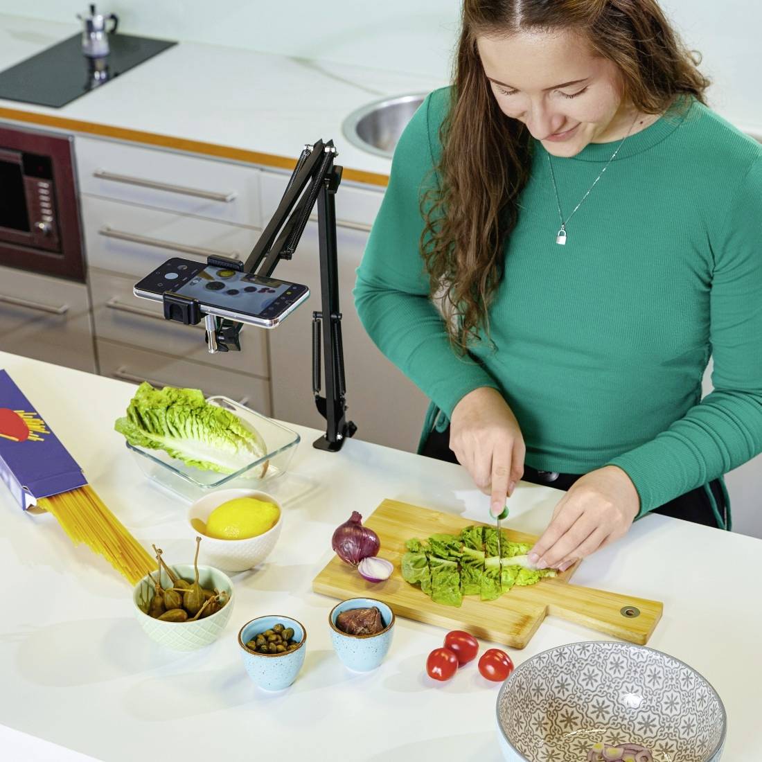 Hama 700 II Gelenkarm 1/4 Zoll Schwarz