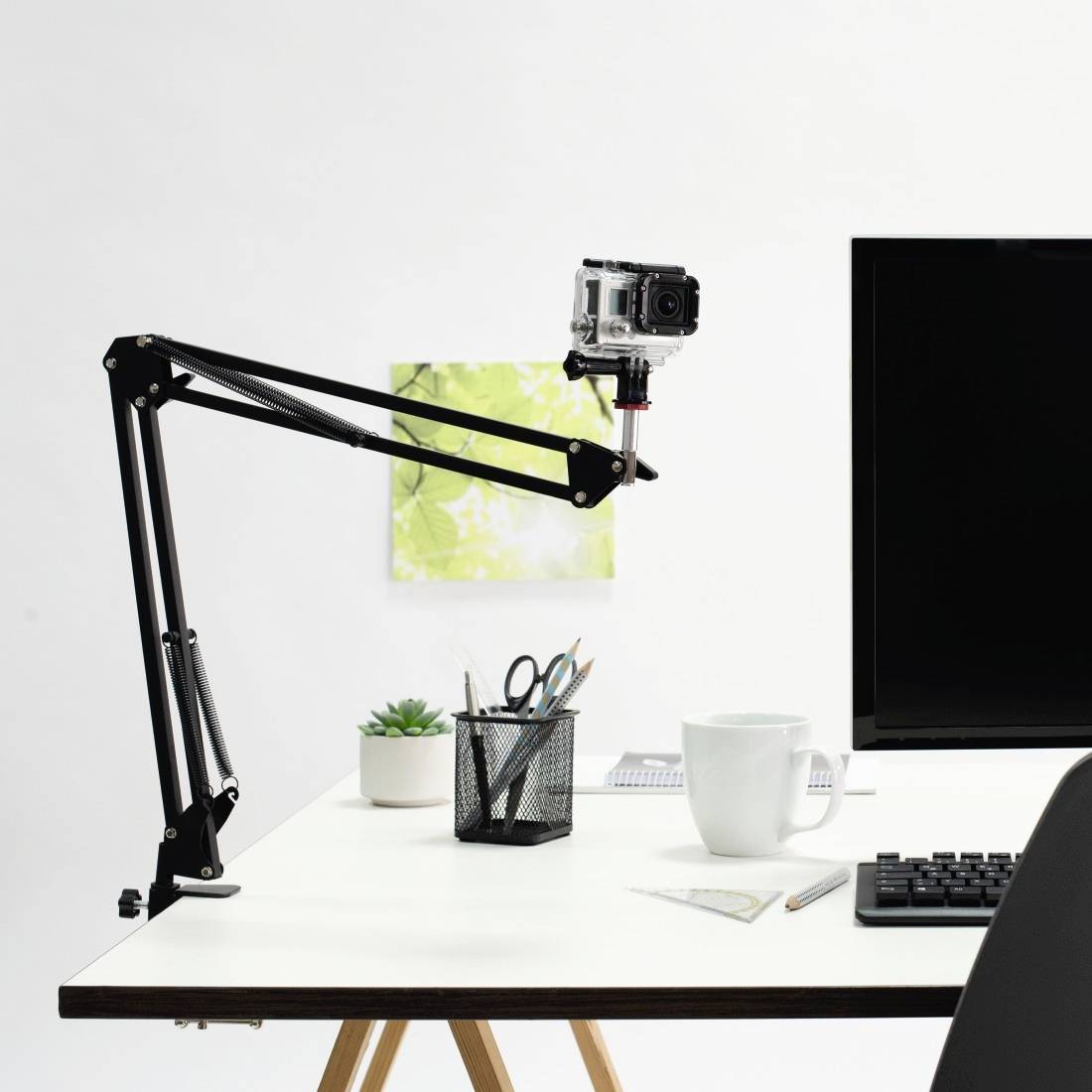 Hama 700 II Gelenkarm 1/4 Zoll Schwarz