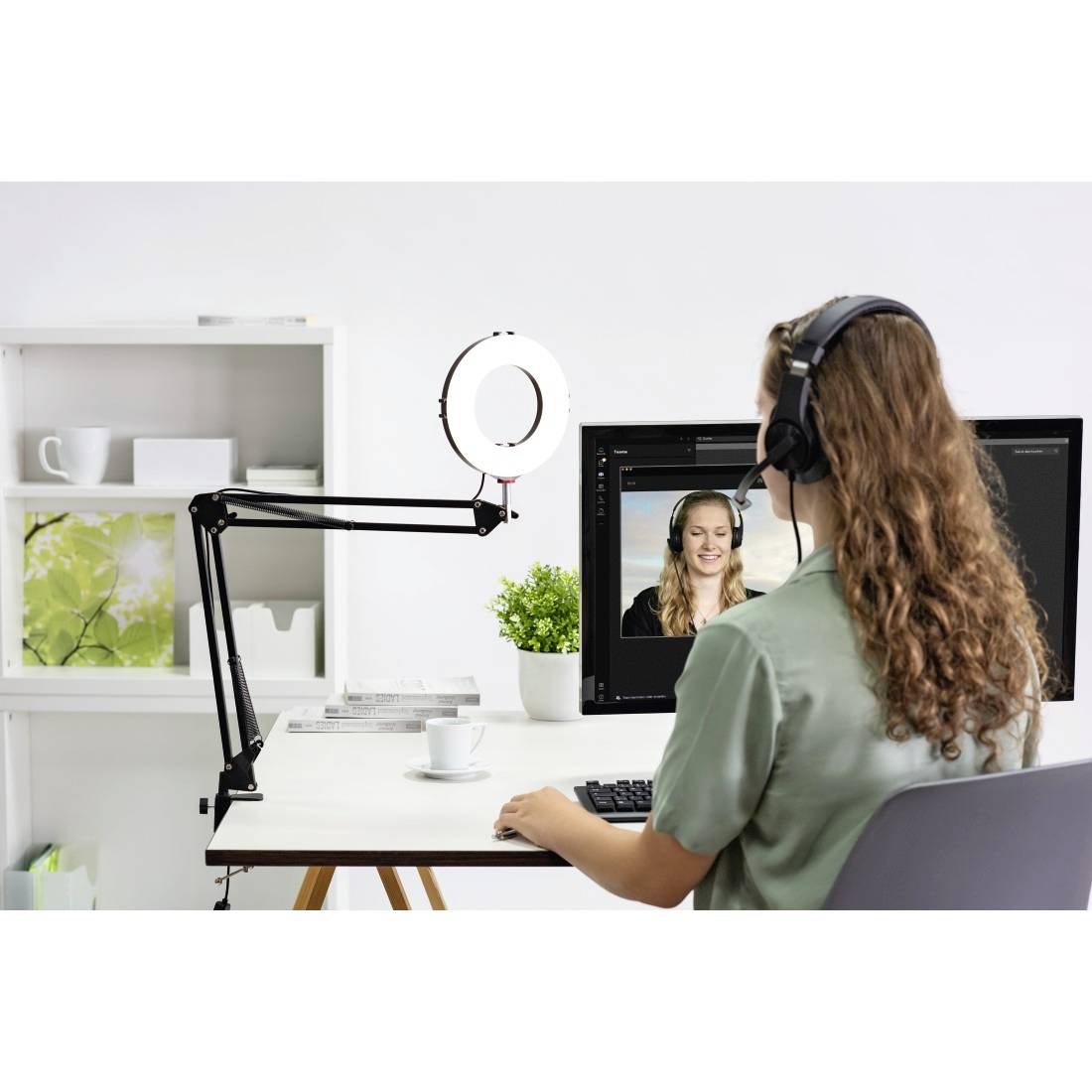 Hama 700 II Gelenkarm 1/4 Zoll Schwarz