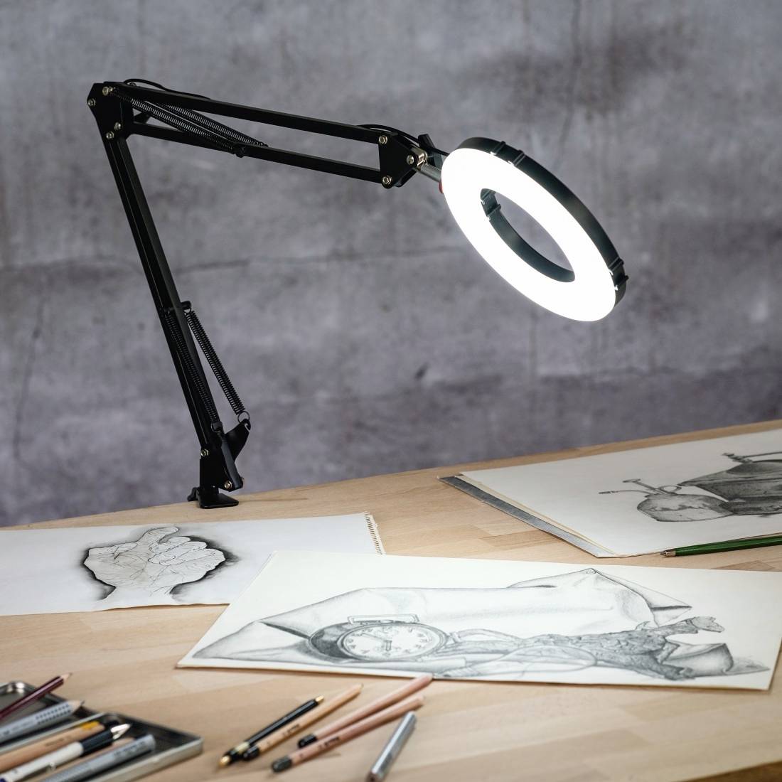 Hama 700 II Gelenkarm 1/4 Zoll Schwarz