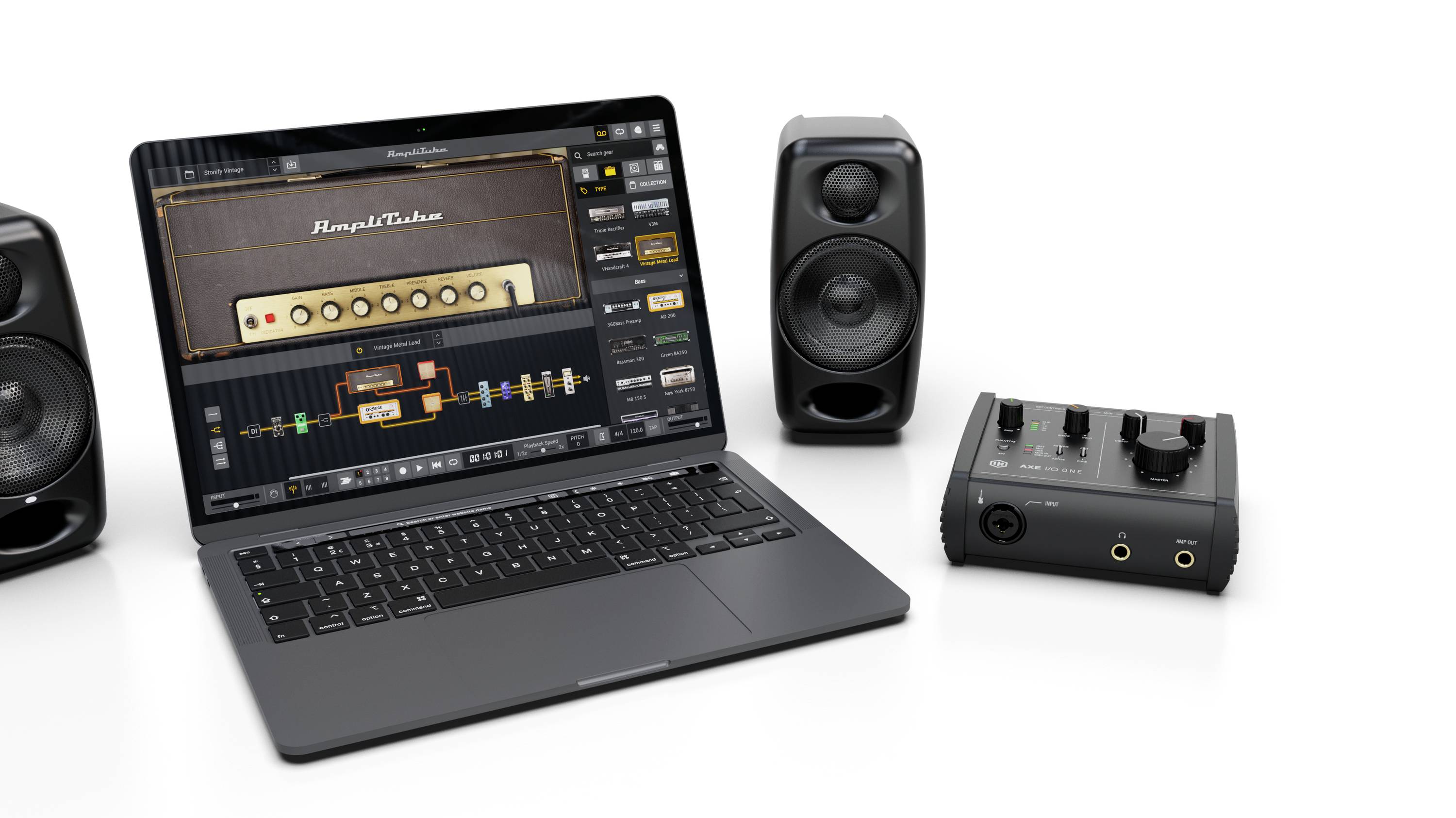 IK Multimedia Audio Interface AXE I/O ONE inkl. Software