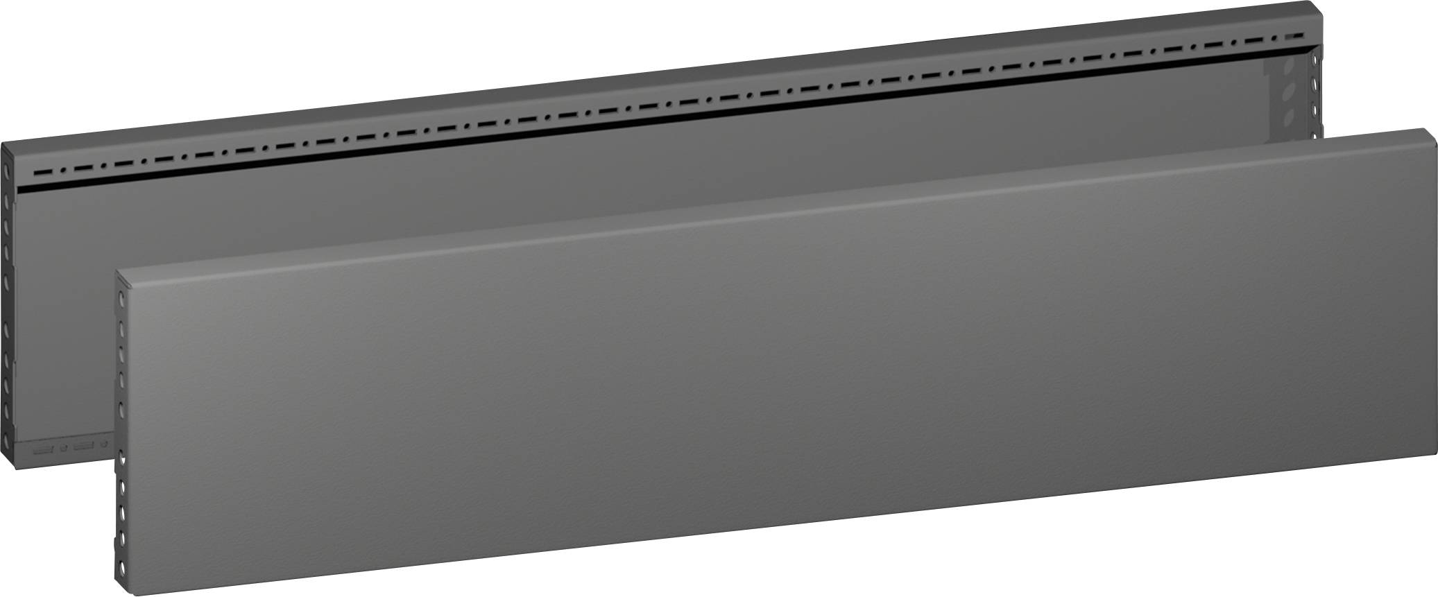 Rittal VX Sockel-Blende, seitlich, H: 200 mm, für T: 1000 mm, Stahlblech Sockel Seitenset 8660045 Inhalt: 1St.