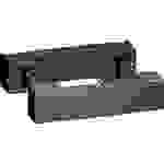 Rittal VX Sockel-Eckstück mit Sockel-Blende, vorne und hinten, H: 100 mm, für B: 400 mm, Stahlblech Sockelvorder-/rückseite