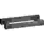 VX Sockel-Eckstück mit Sockel-Blende, vorne und hinten, H: 100 mm, für B: 800 mm, Stahlblech 8660.003 Rittal Inhalt: 1 Set