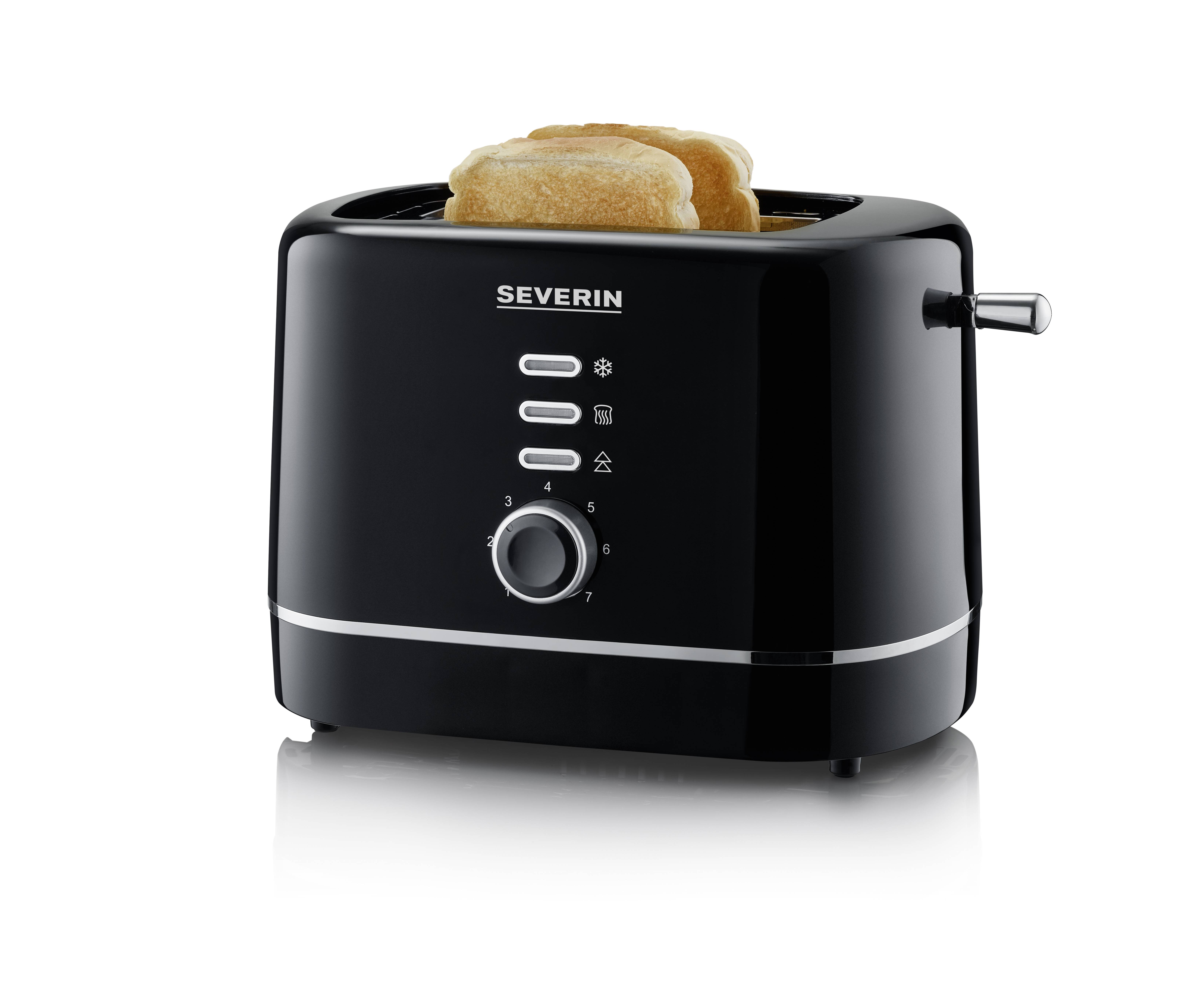 Severin AT4321 Toaster Kontrollleuchte Schwarz