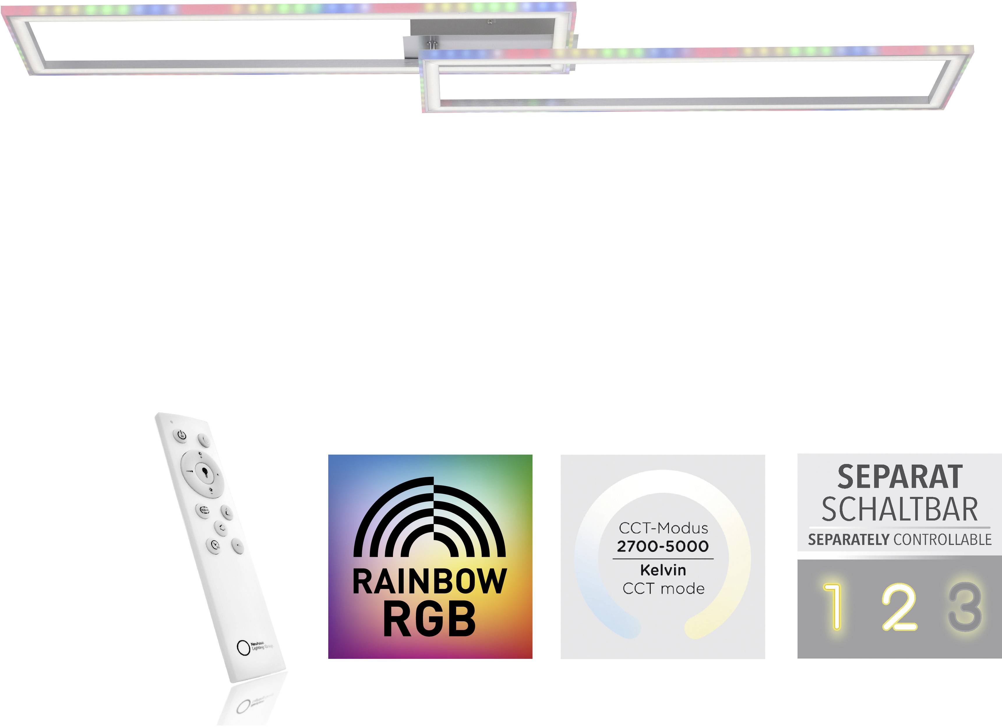 Just Light 14635-55 FELIX60 LED-Deckenleuchte LED 34.5 W, 5W