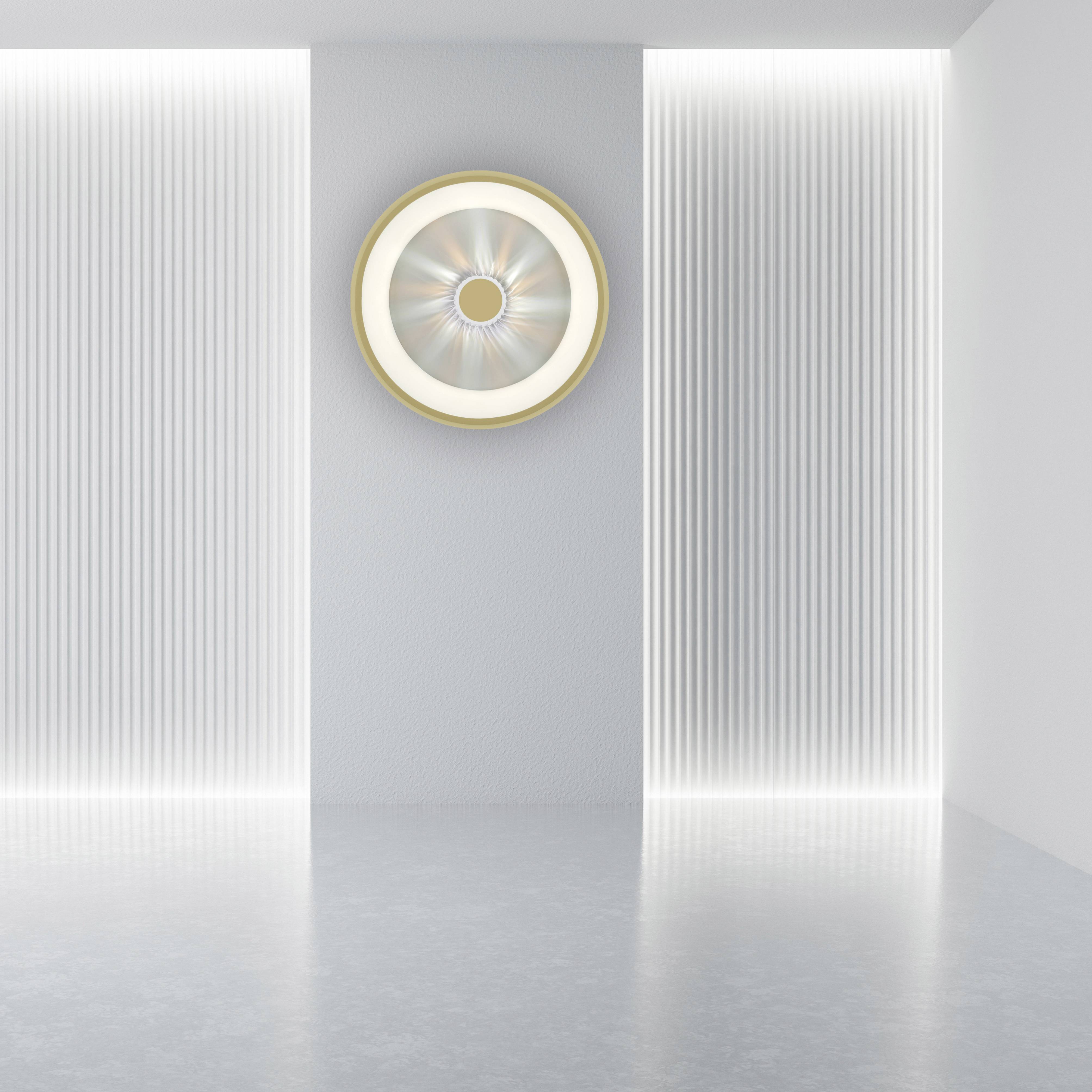 Just Light 14384-60 VERTIGO LED-Deckenleuchte LED 29W Messing