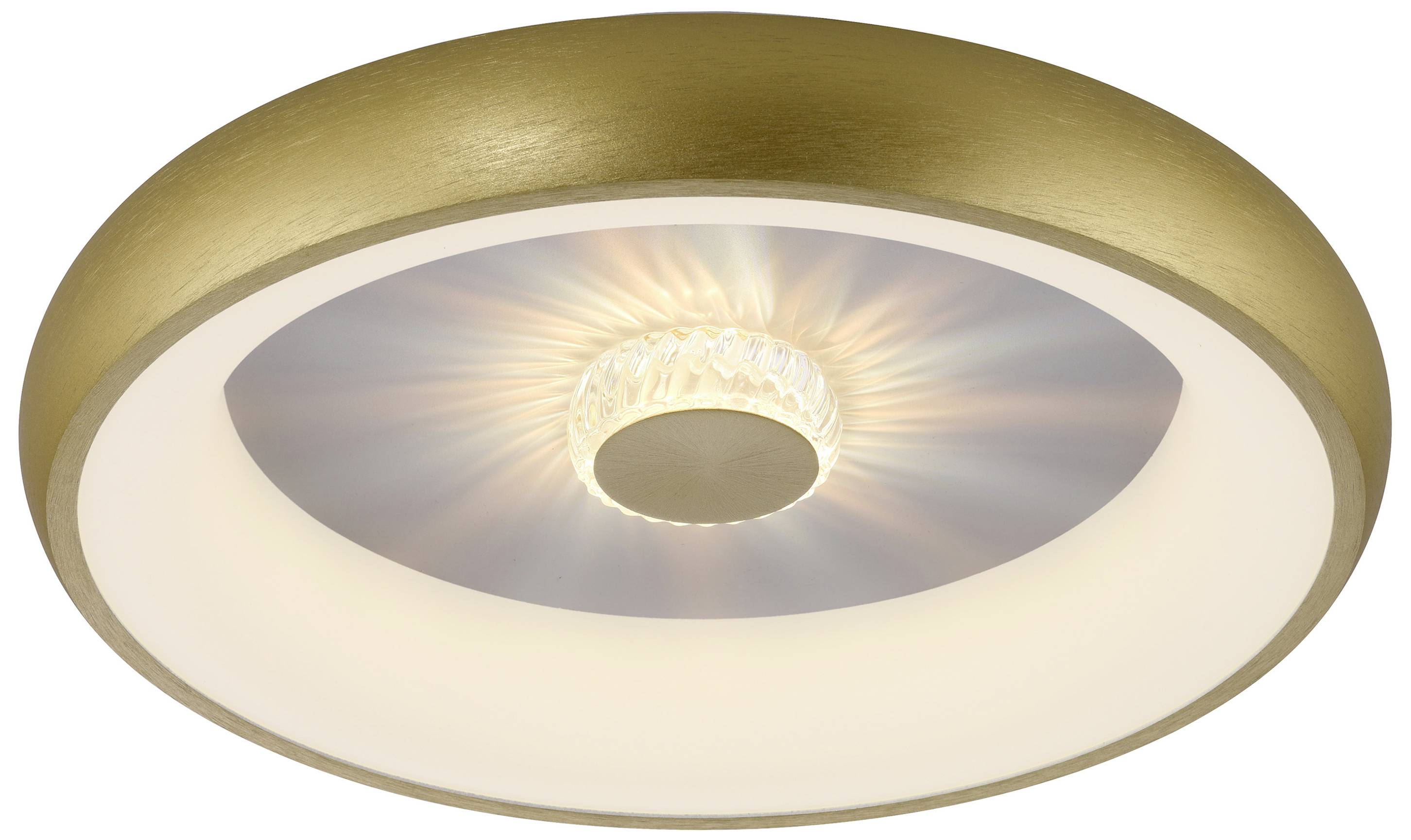 Just Light 14384-60 VERTIGO LED-Deckenleuchte LED 29W Messing