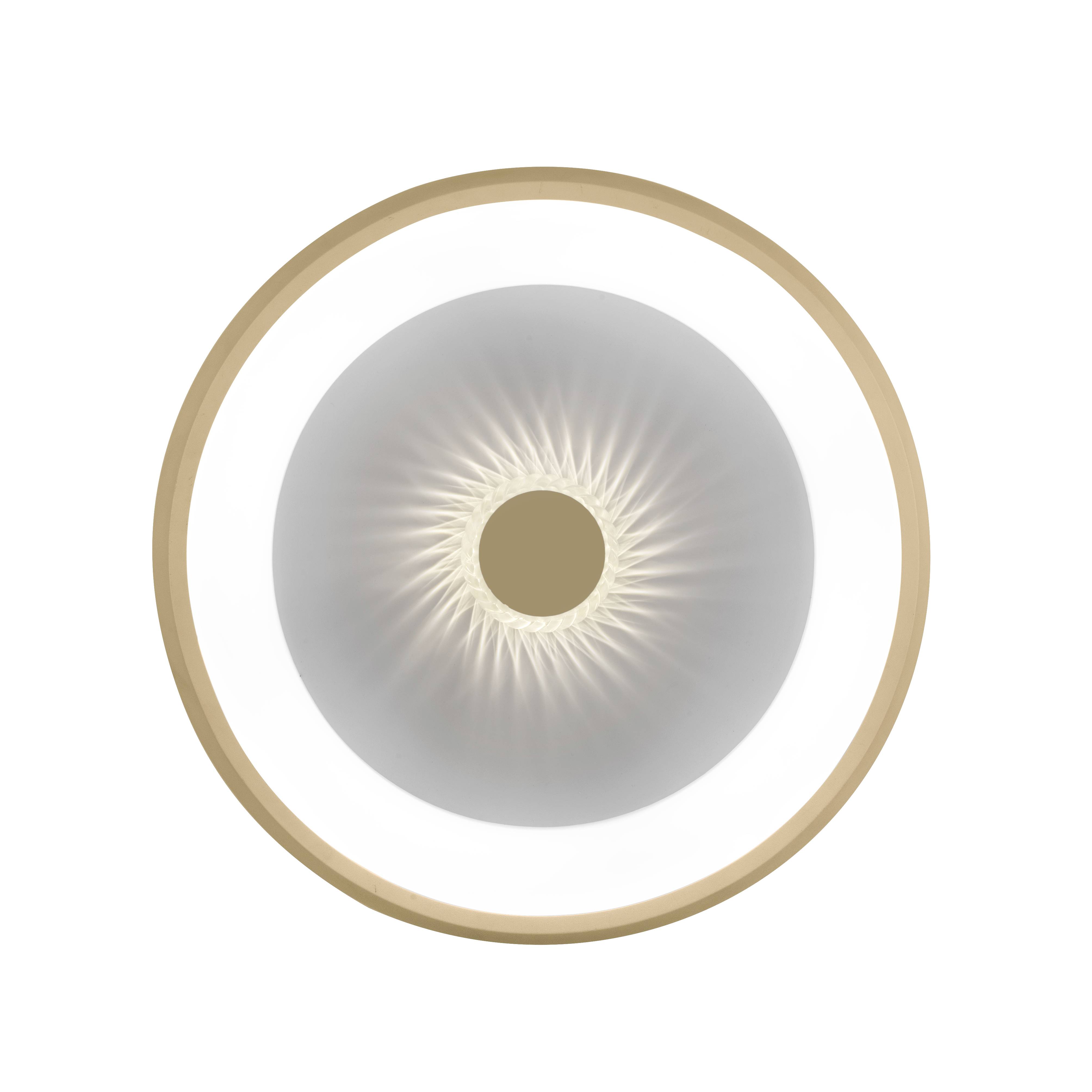 Just Light 14384-60 VERTIGO LED-Deckenleuchte LED 29W Messing