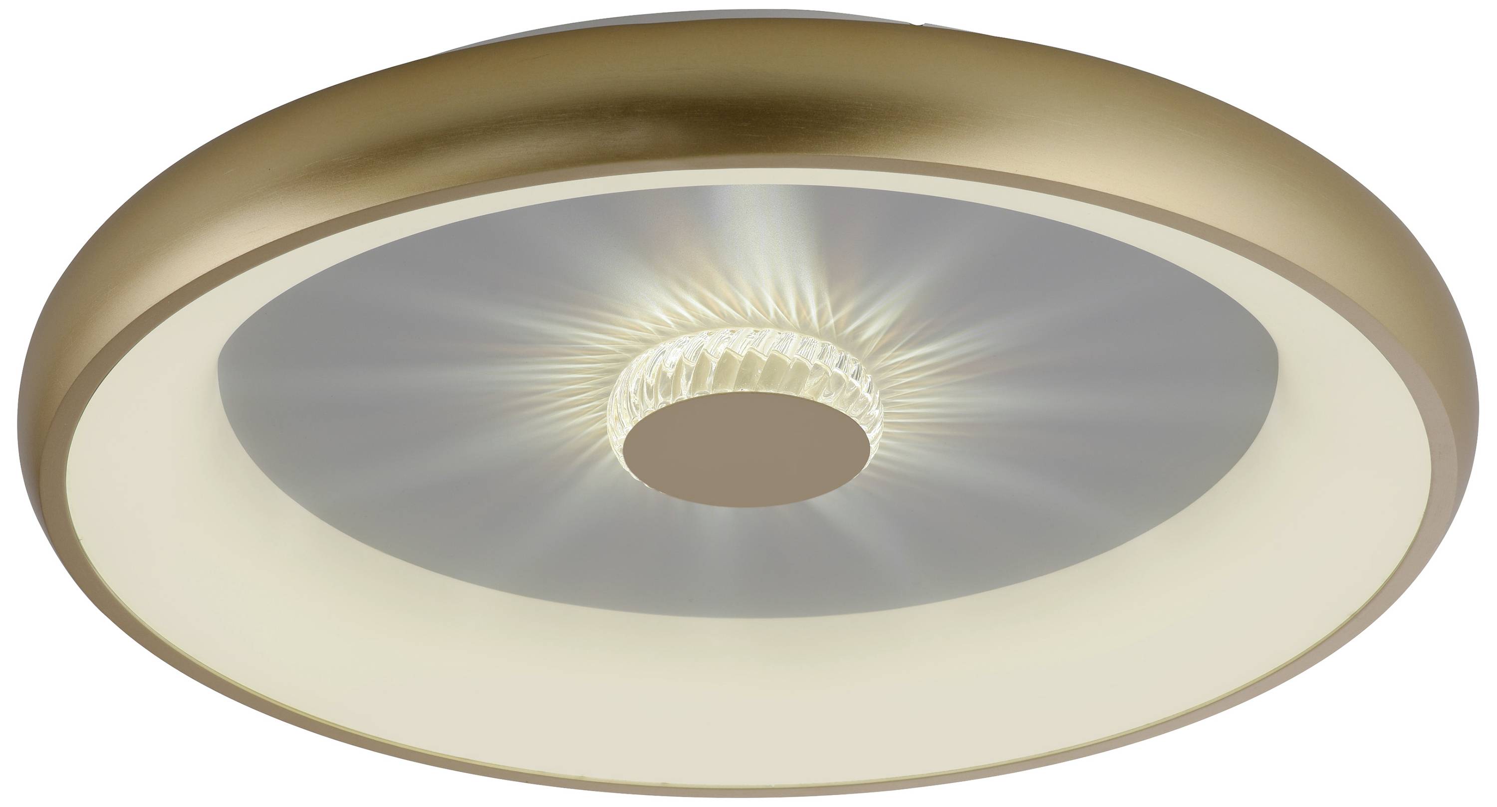 Just Light 14386-60 VERTIGO LED-Deckenleuchte LED 37W Messing