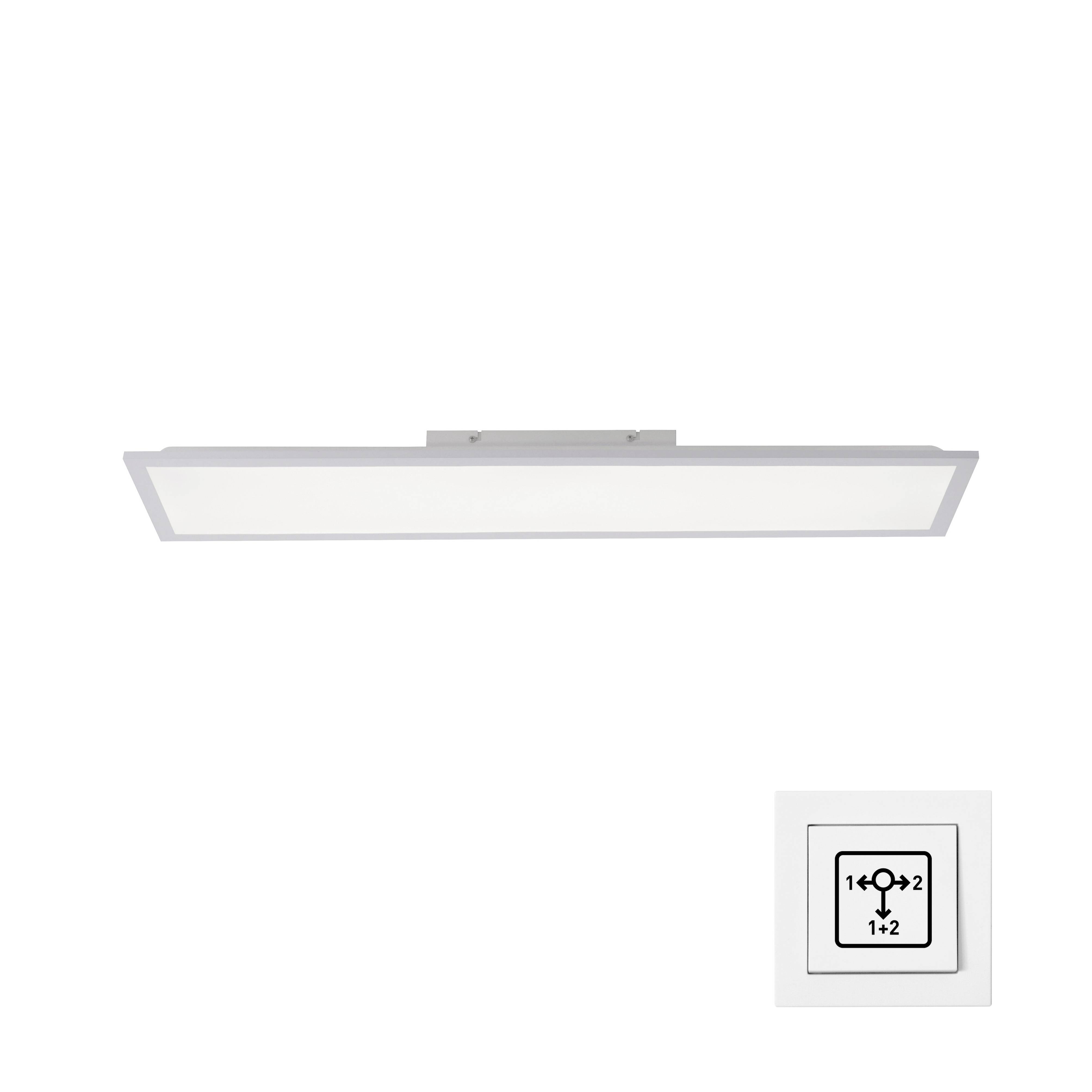Just Light 12204-16 FLAT LED-Deckenleuchte LED 19 W, 5W Weiß