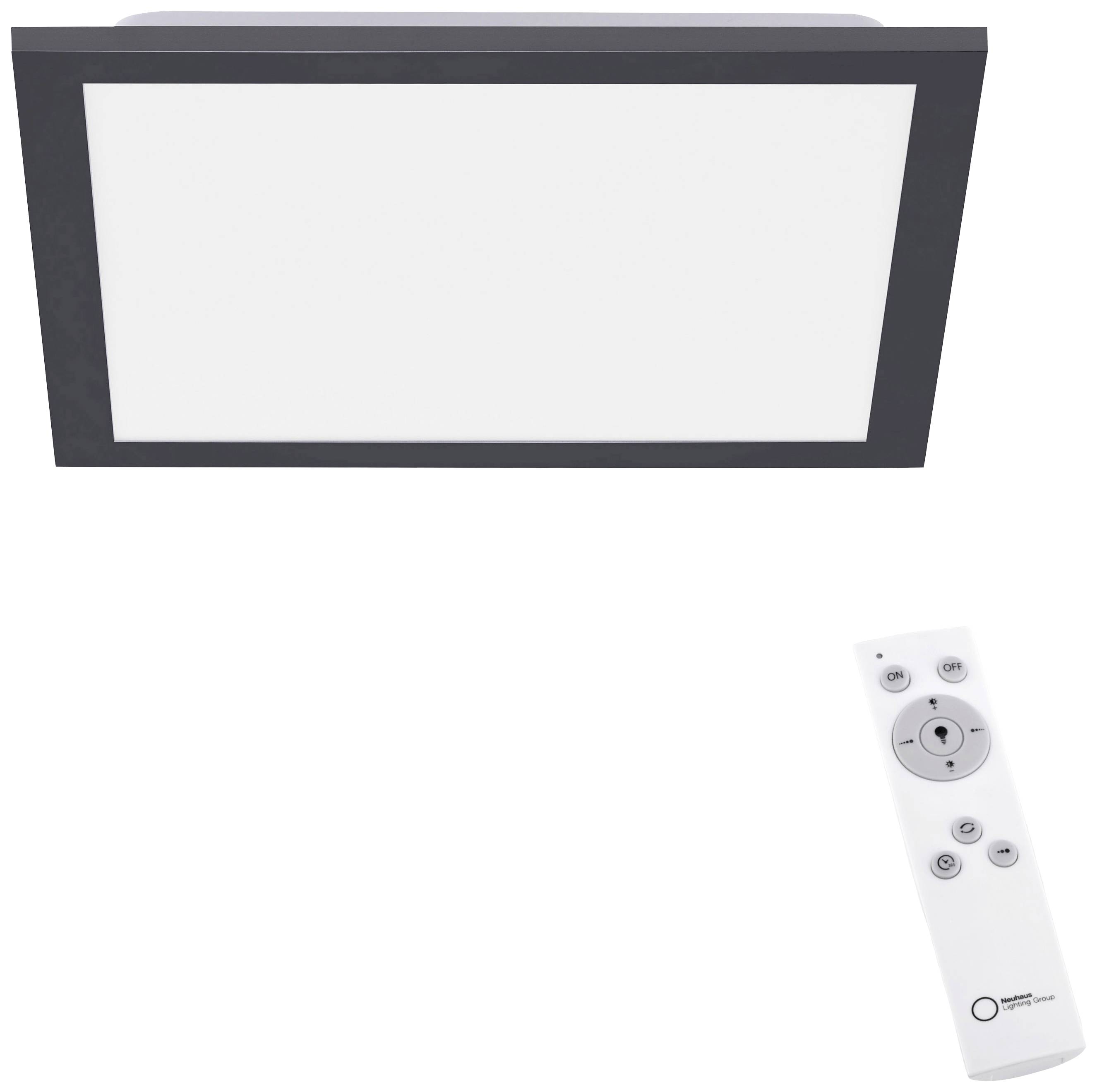 Just Light 14754-18 FLAT LED-Deckenleuchte LED 18W Schwarz