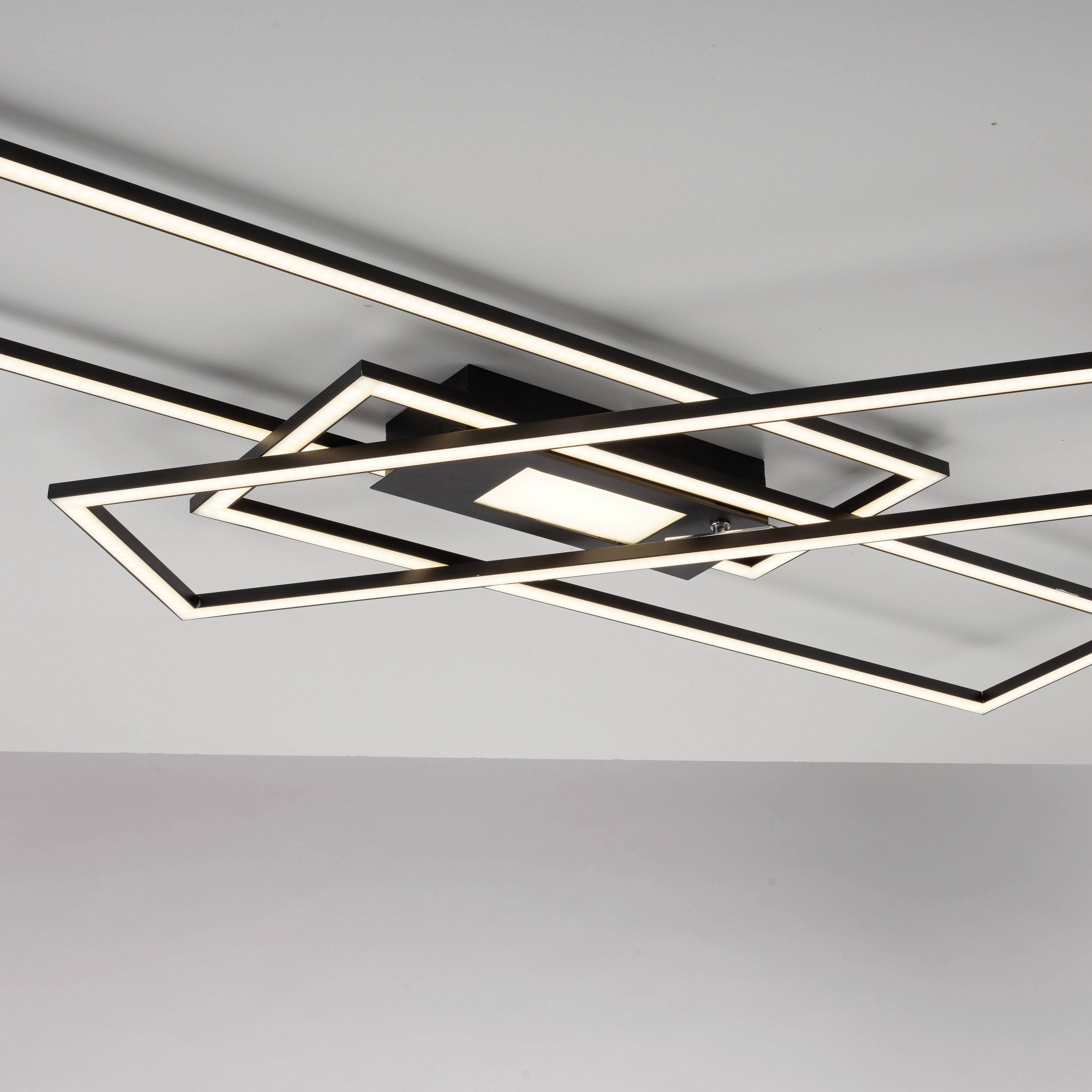 Just Light 14693-18 ASMIN LED-Deckenleuchte LED 45 W Schwarz