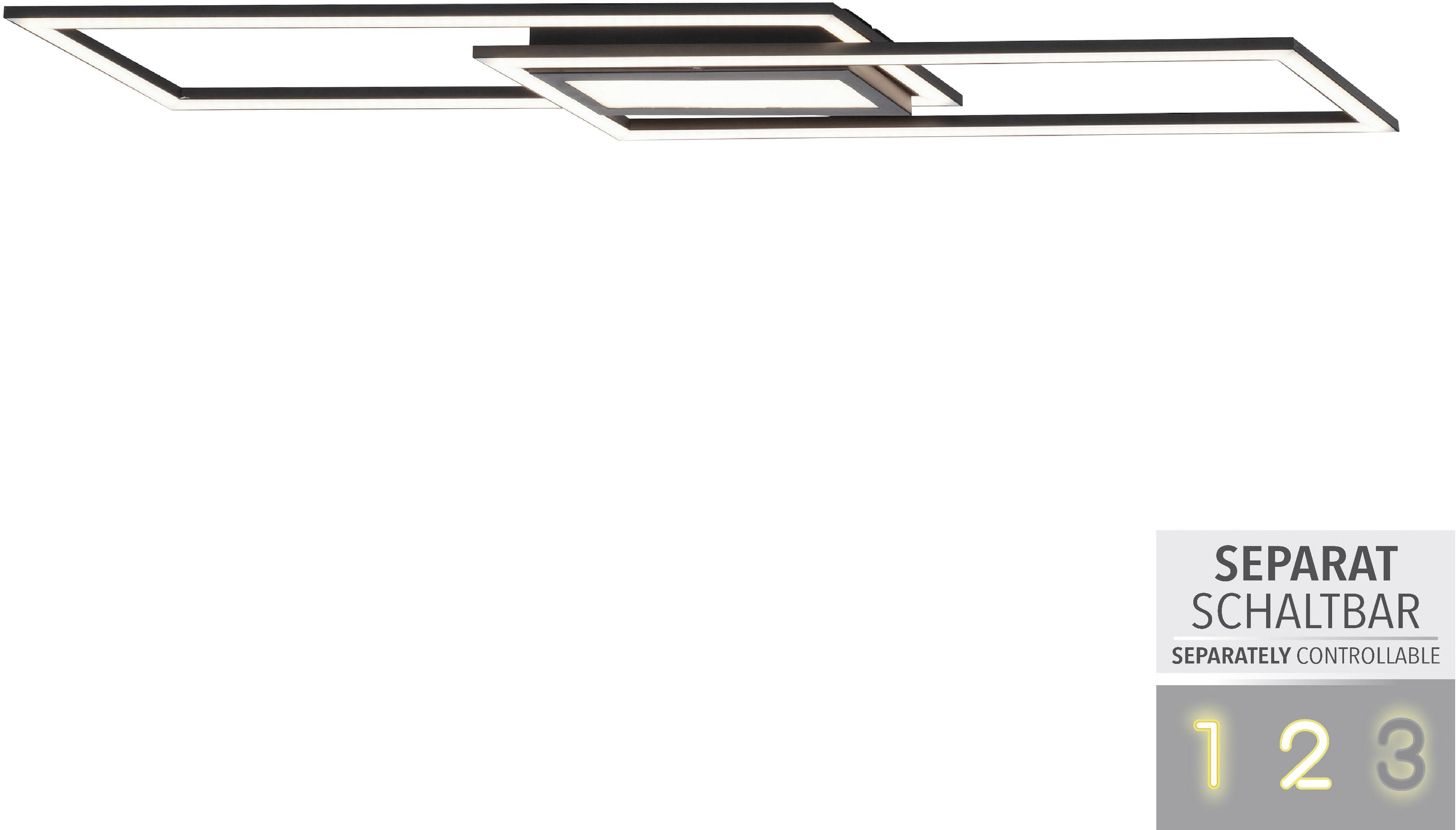 Just Light 14694-18 ASMIN LED-Deckenleuchte LED 45W Schwarz