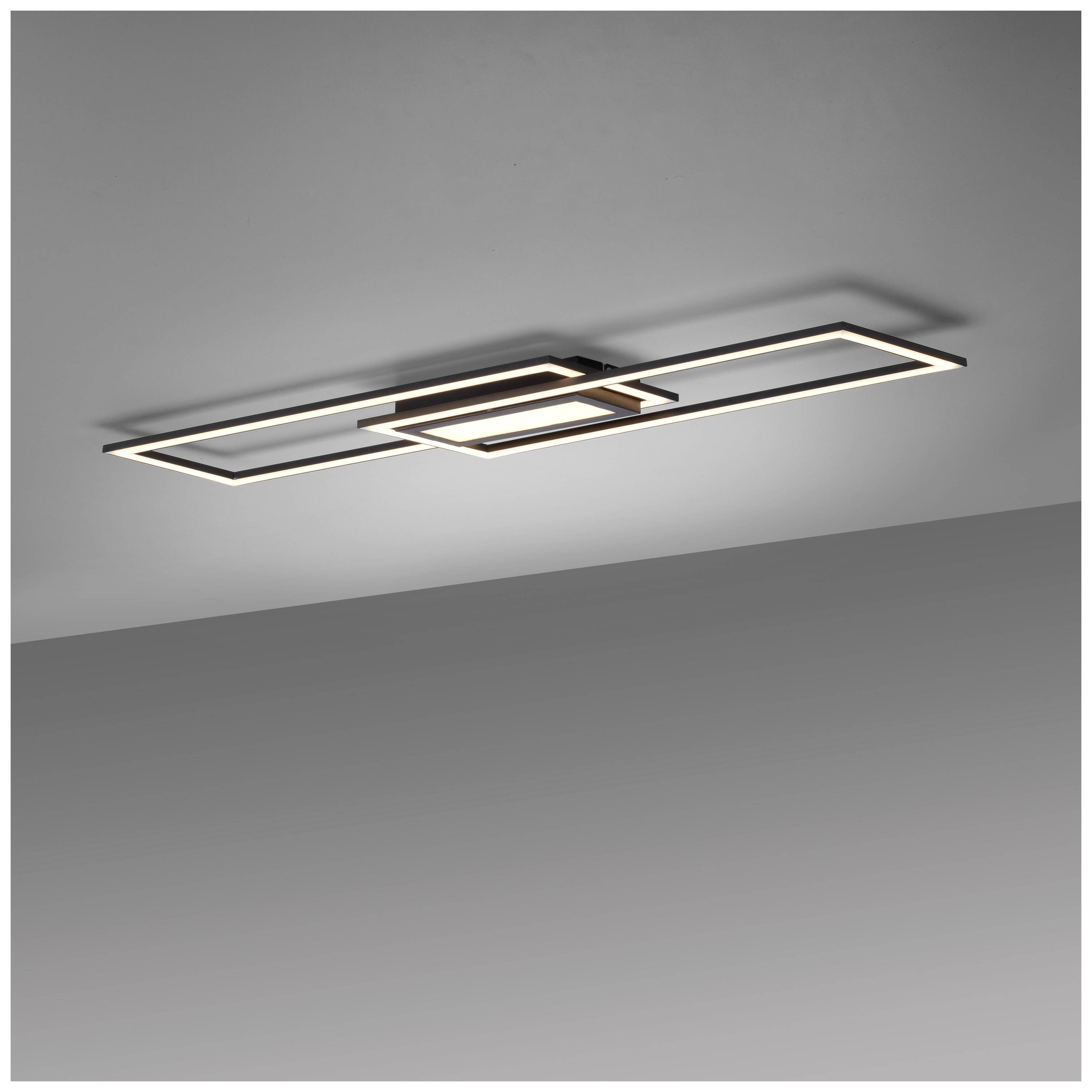 Just Light 14694-18 ASMIN LED-Deckenleuchte LED 45W Schwarz