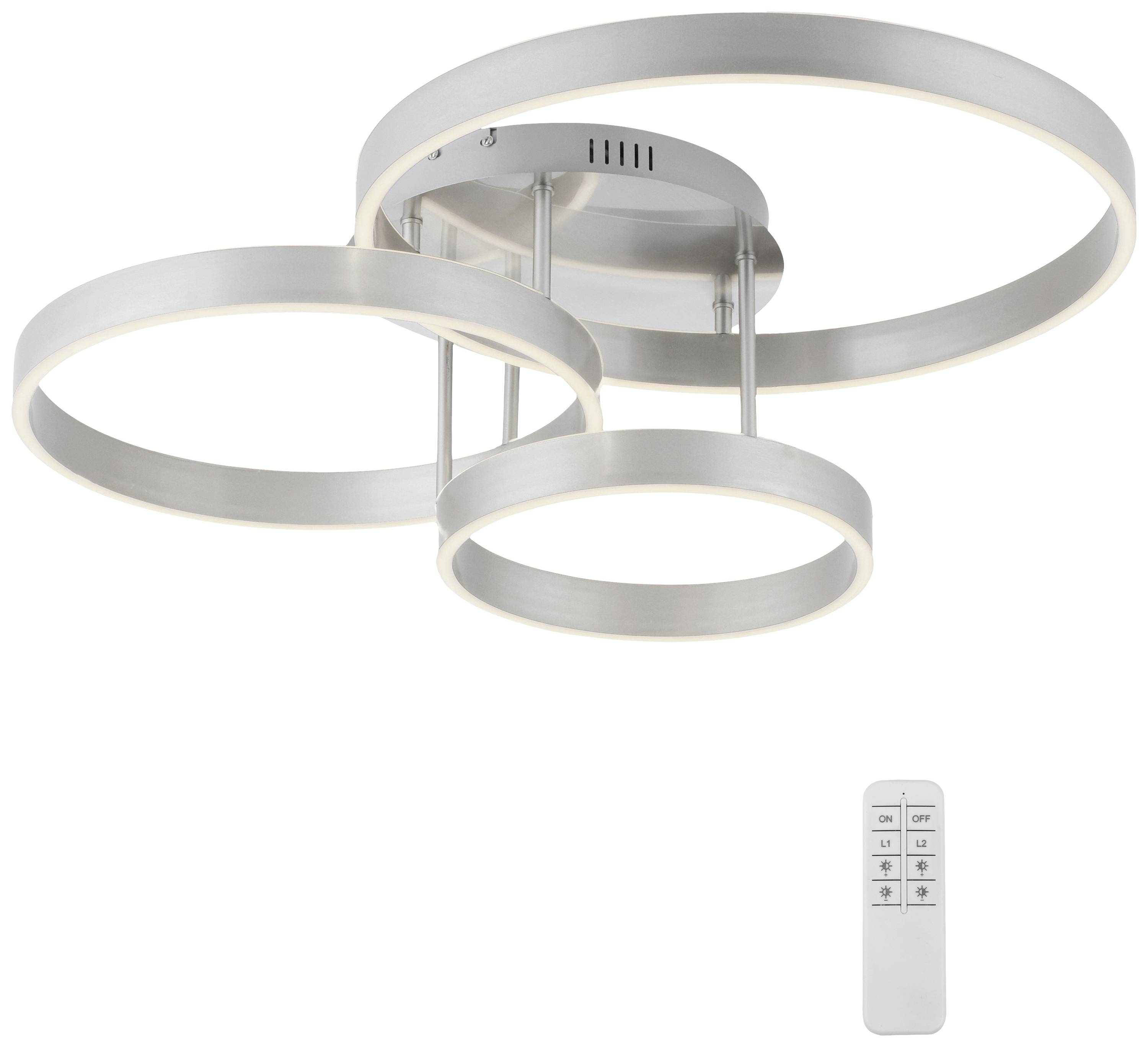 Just Light 15157-55 LILLUTI LED-Deckenleuchte LED 26 W, 26W Stahl