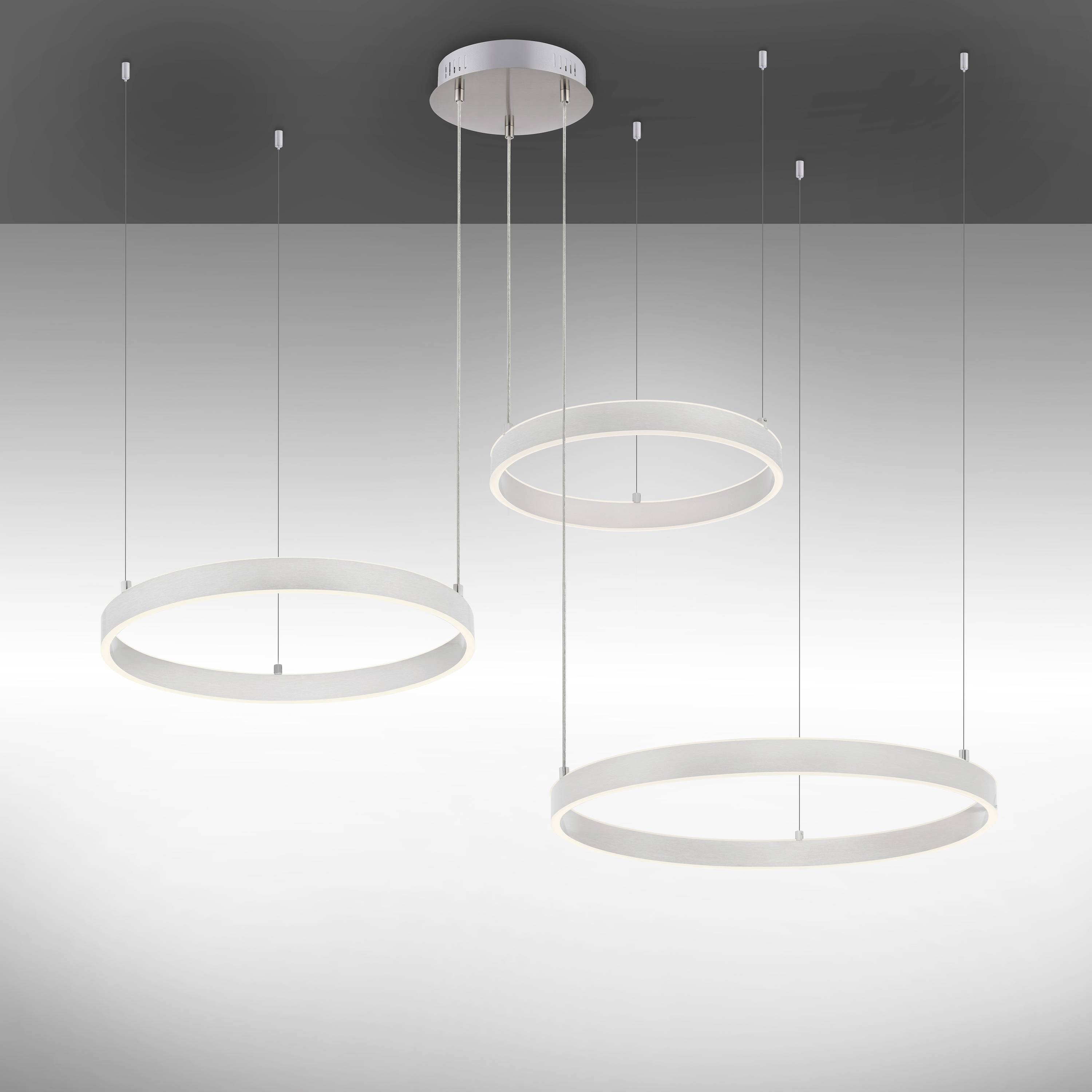 Just Light LILLUTI 15156-55 LED-Pendelleuchte LED 52W Stahl