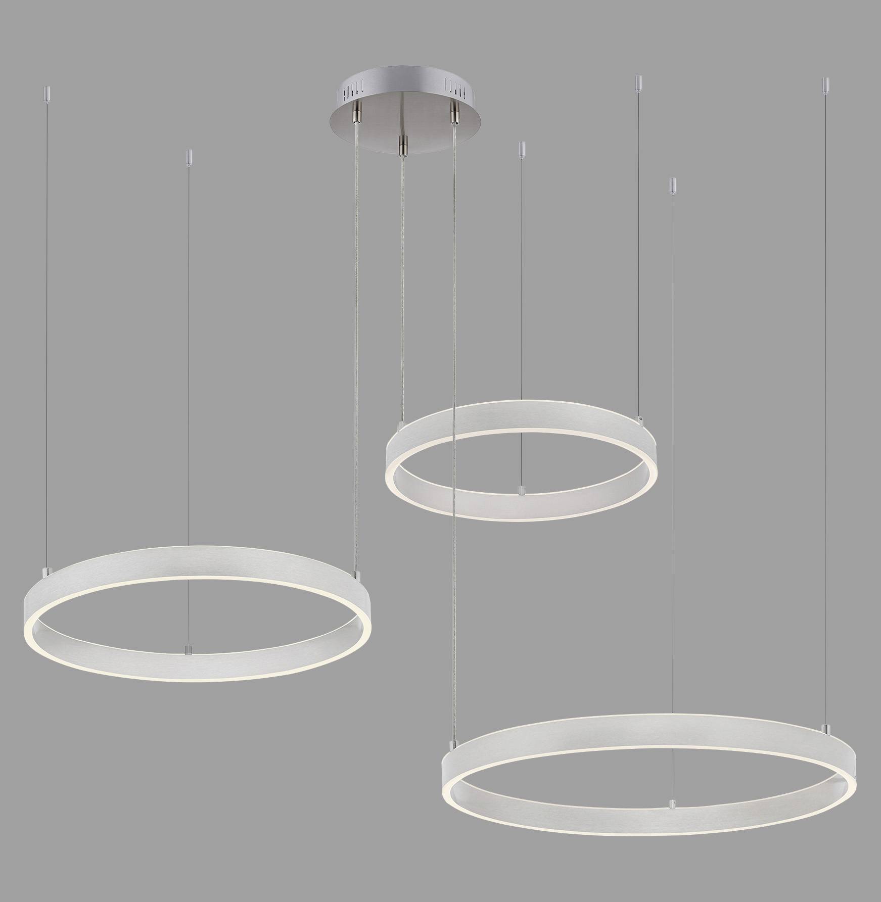 Just Light LILLUTI 15156-55 LED-Pendelleuchte LED 52W Stahl