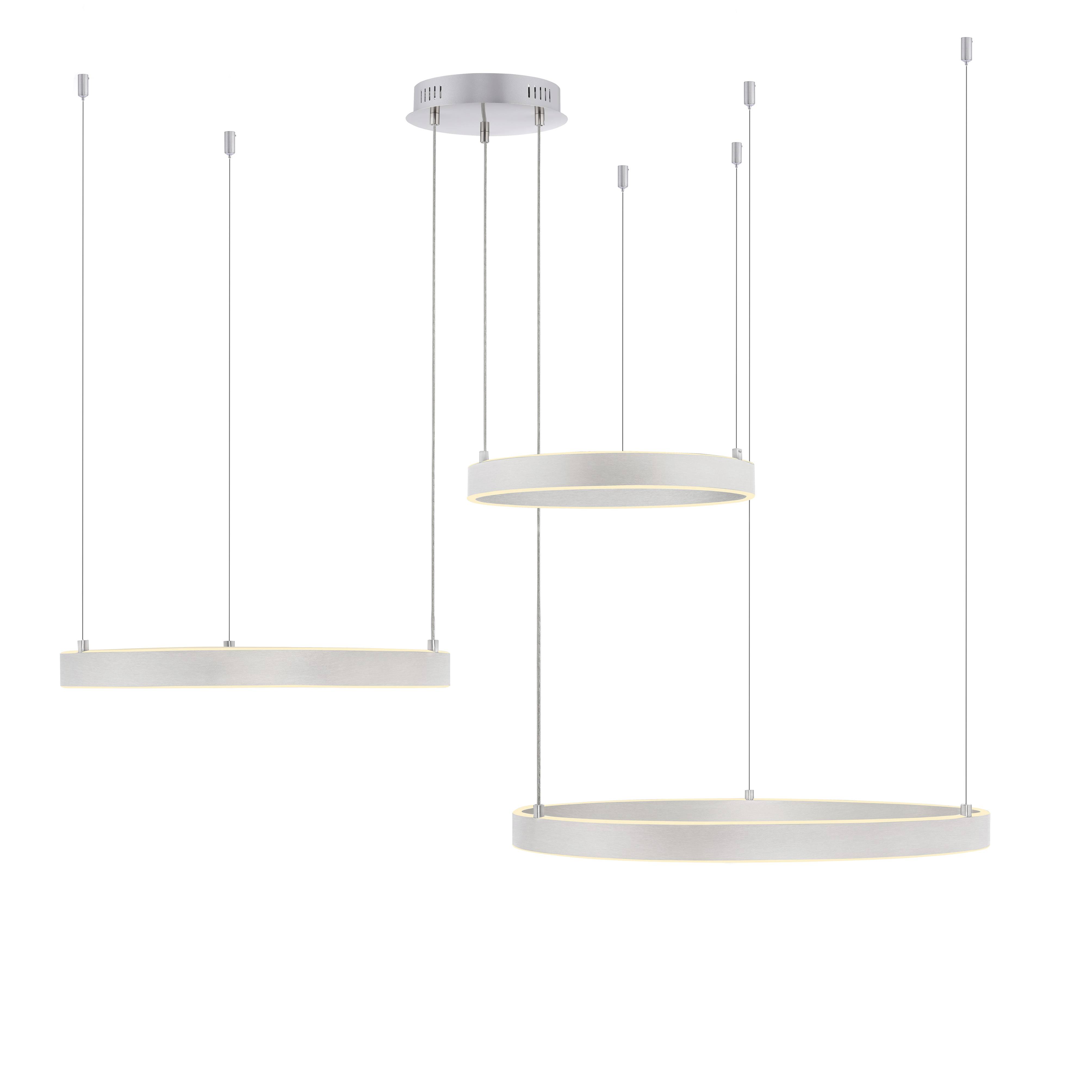 Just Light LILLUTI 15156-55 LED-Pendelleuchte LED 52W Stahl