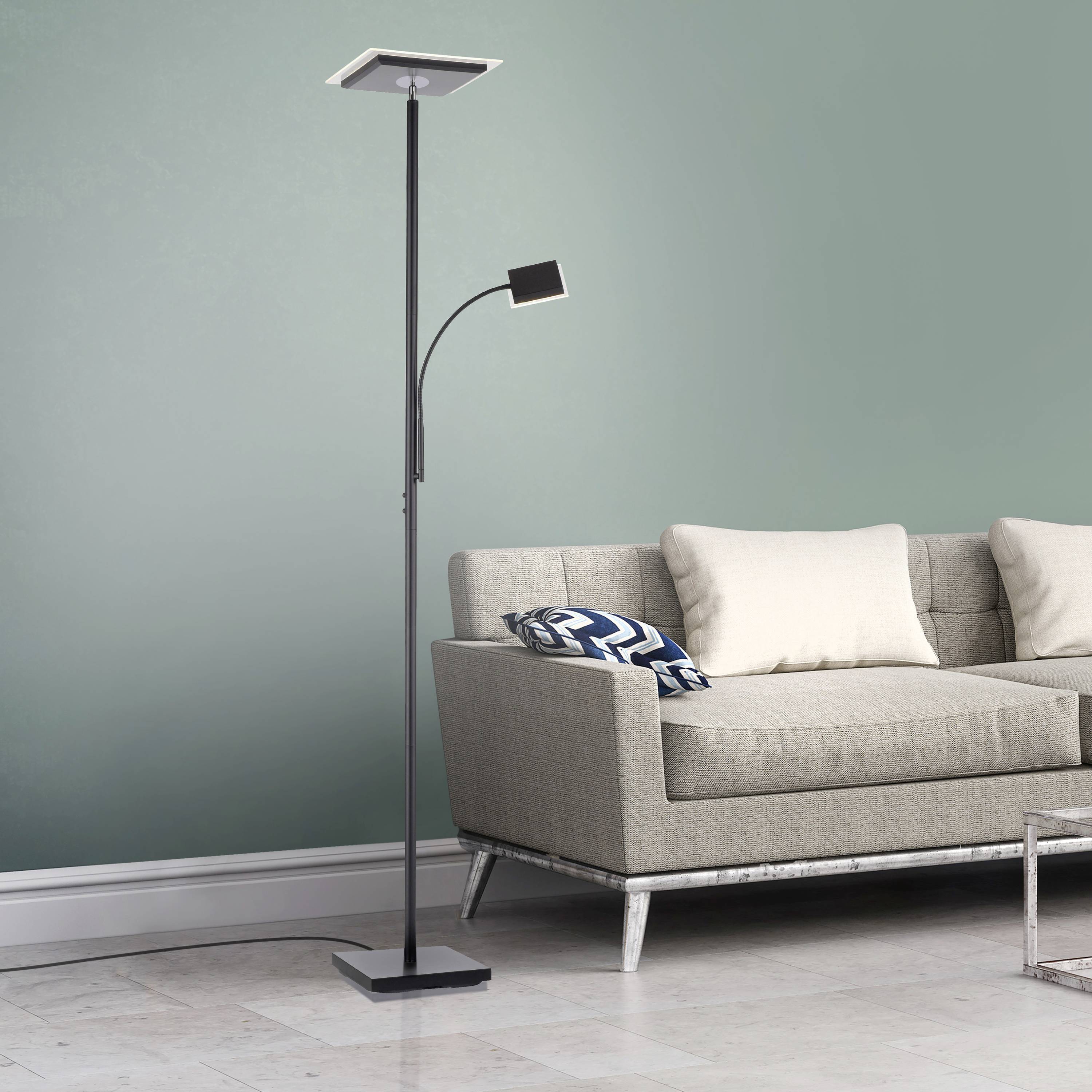 Just Light HANS 11710-18 LED-Standleuchte LED 21.5 W, 4W Schwarz