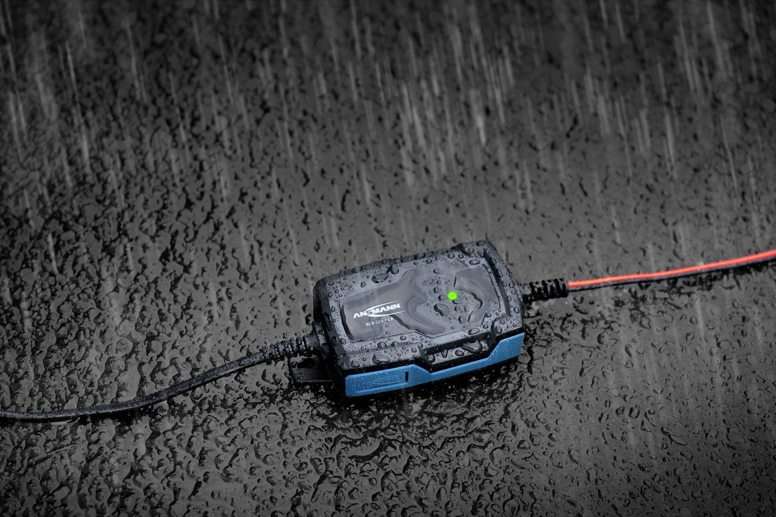 Ansmann BC 6-12V / 1A 1001-0142 Kfz-Ladegerät, Werkstattladegerät, Automatikladegerät, Batterieüberwachung 6 V, 12V 1A