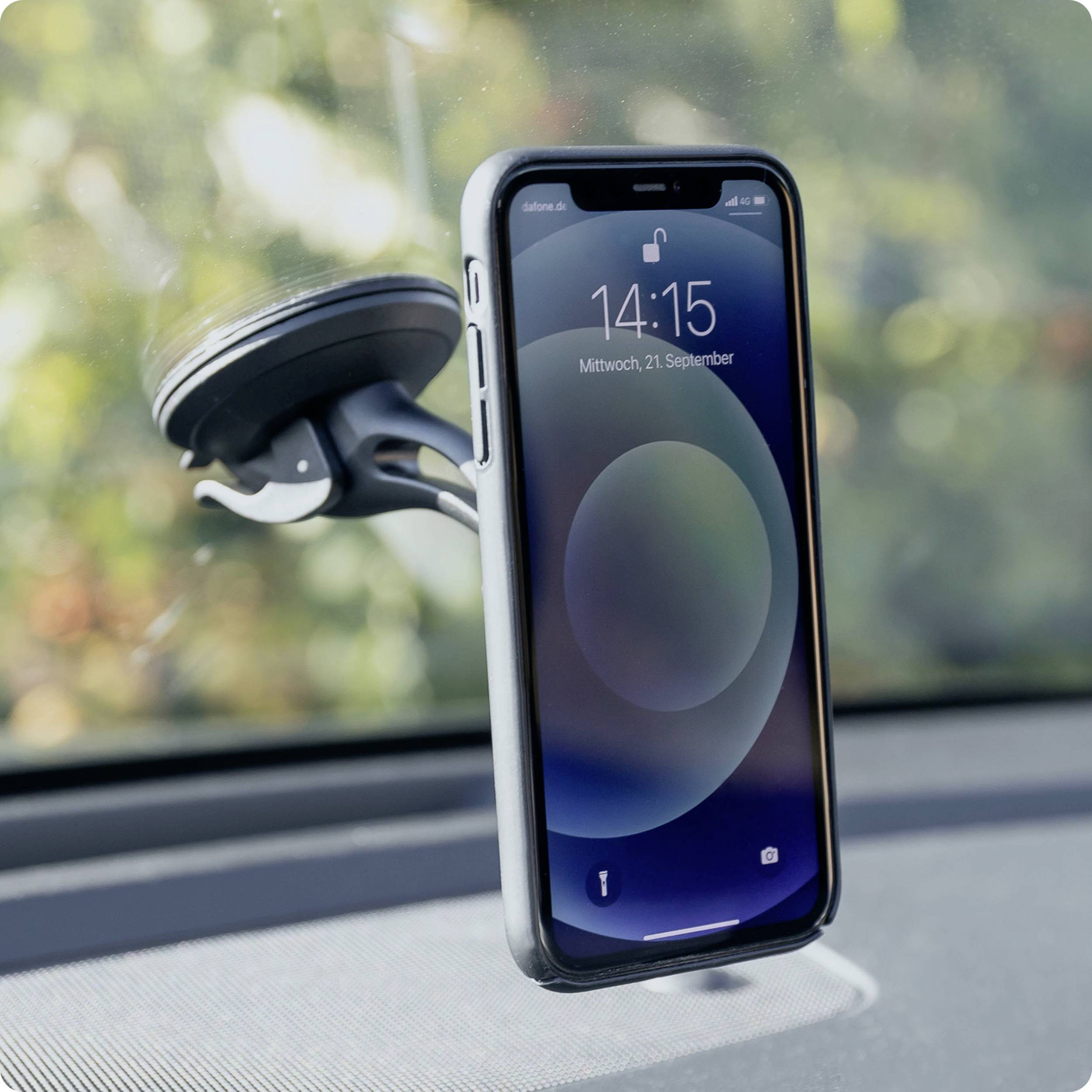 Ansmann Smart Scheibe Saugnapf, Lüftungsgitter Handy-Kfz-Halterung Magnetbefestigung 2 - 12 mm