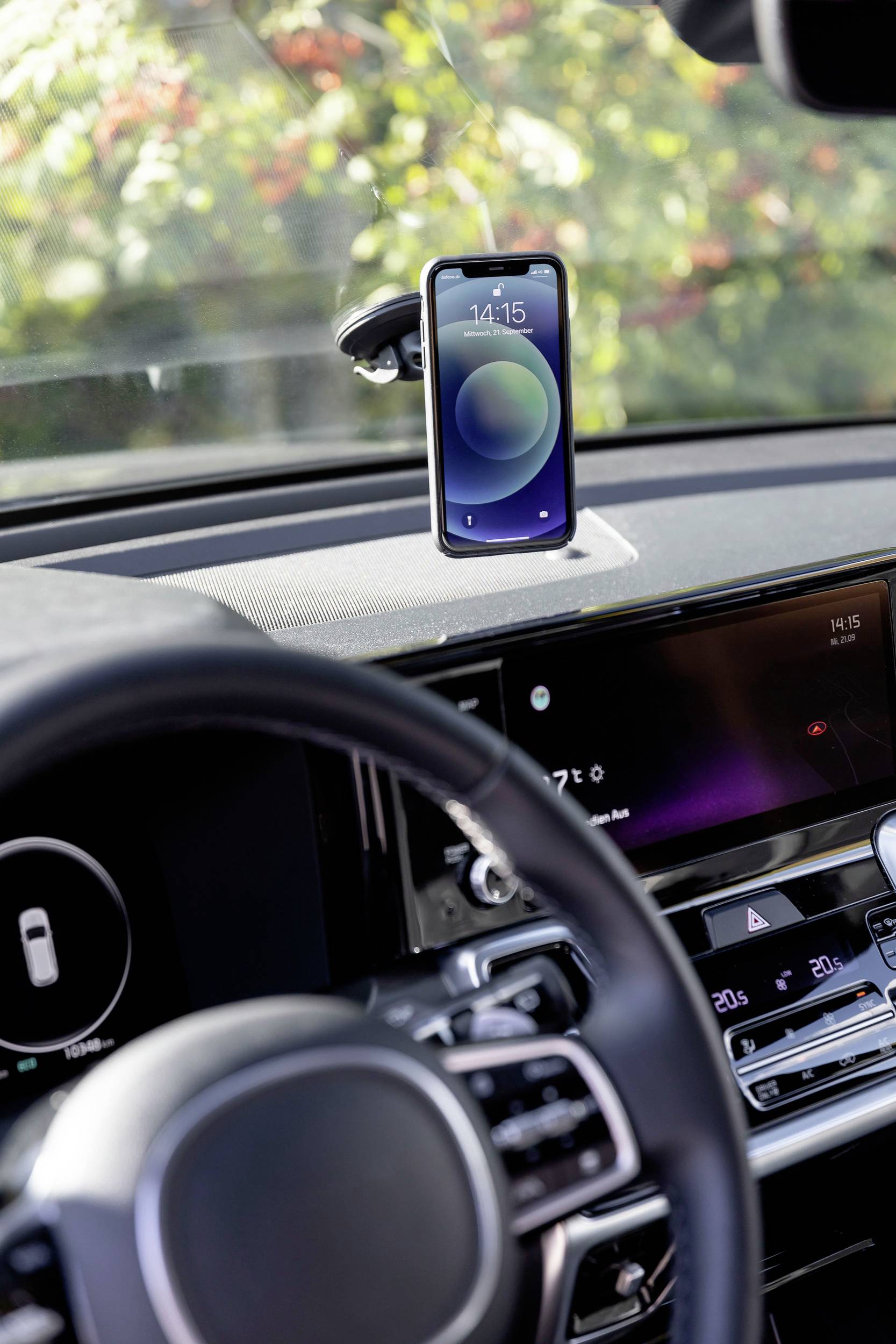 Ansmann Smart Scheibe Saugnapf, Lüftungsgitter Handy-Kfz-Halterung Magnetbefestigung 2 - 12 mm