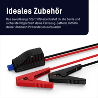 Ansmann Powerstation Jumpstart Adapter PS600AC PS2200AC Starthilfekabel 8.37mm² ABS, PVC 0.50m mit Kunststoffzangen, mit Ansmann Powerstation Jumpstart Adapter PS600AC PS2200AC Starthilfekabel 8.37mm² ABS, PVC 0.50m mit Kunststoffzangen, mit