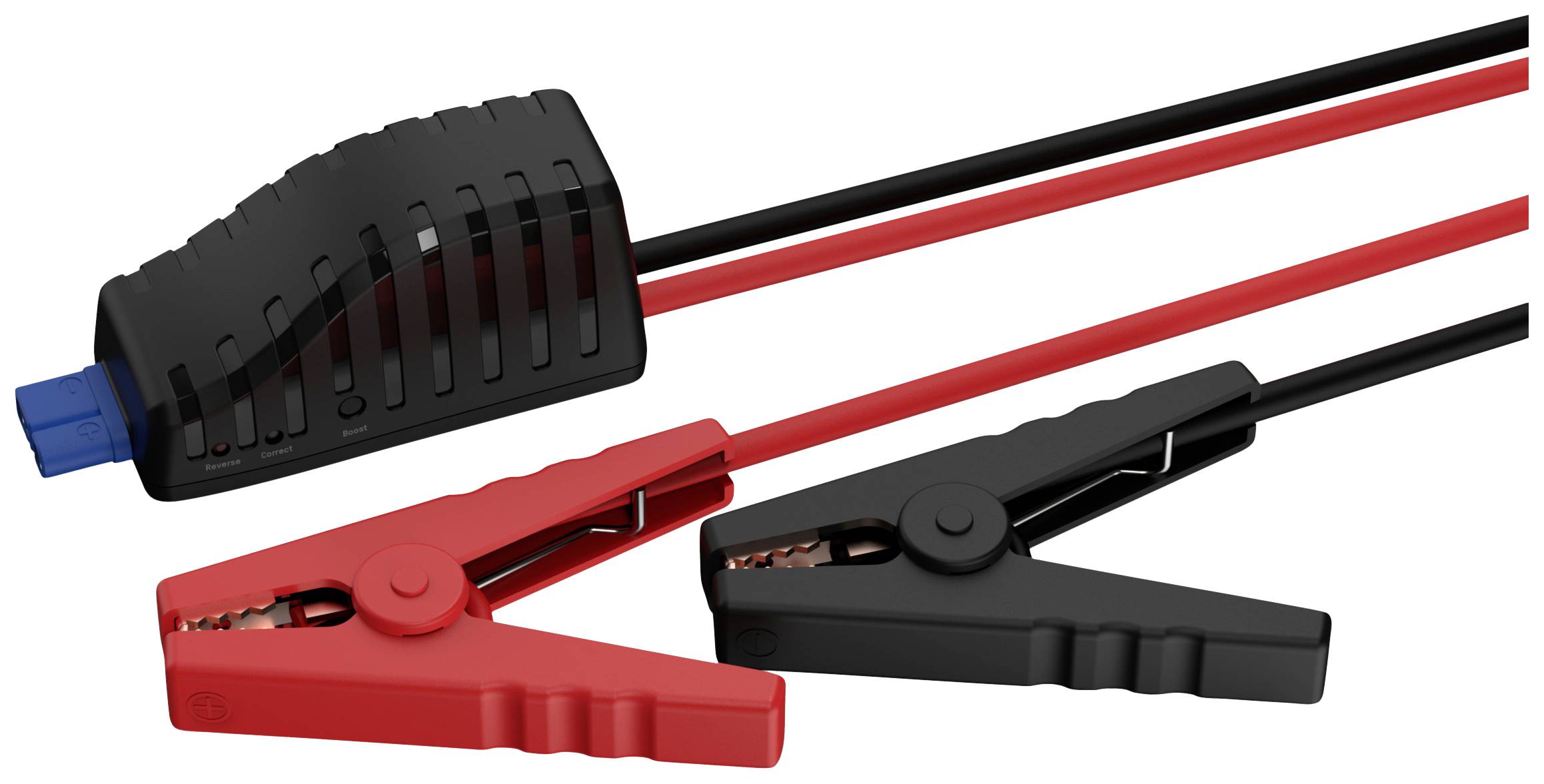 Ansmann Powerstation Jumpstart Adapter PS600AC PS2200AC Starthilfekabel 8.37 mm² ABS, PVC 0.50 m mit Kunststoffzangen, mit Schutzschaltung