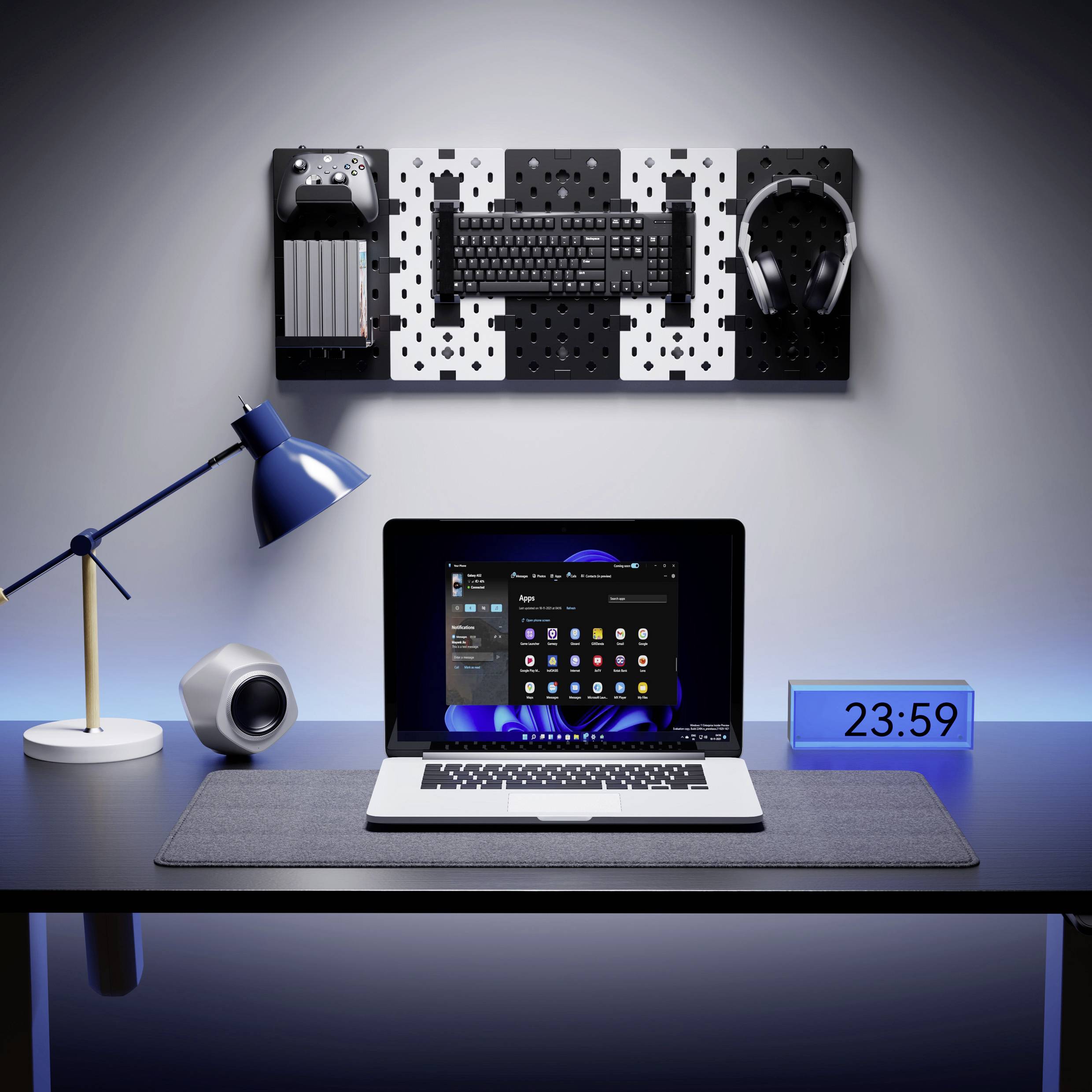 Renkforce RF-WMGP-100 Game Controller / Headset-Wandhalterung