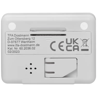 TFA Dostmann 60.2036.02 Quarz Wecker Weiß Alarmzeiten 1 1 Timerzeit TFA Dostmann 60.2036.02 Quarz Wecker Weiß Alarmzeiten 1 1 Timerzeit