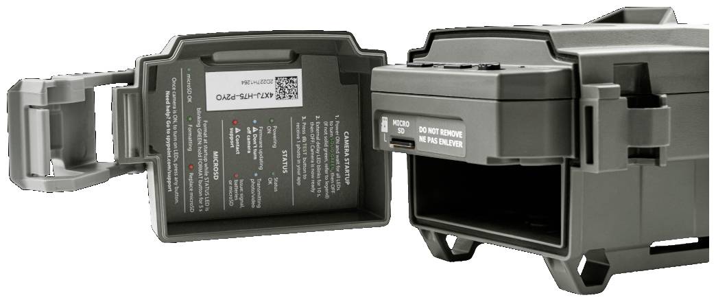 Spypoint FLEX E-36 Twin Pack Wildkamera 36 Megapixel GPS Geotag-Funktion Grau-Oliv