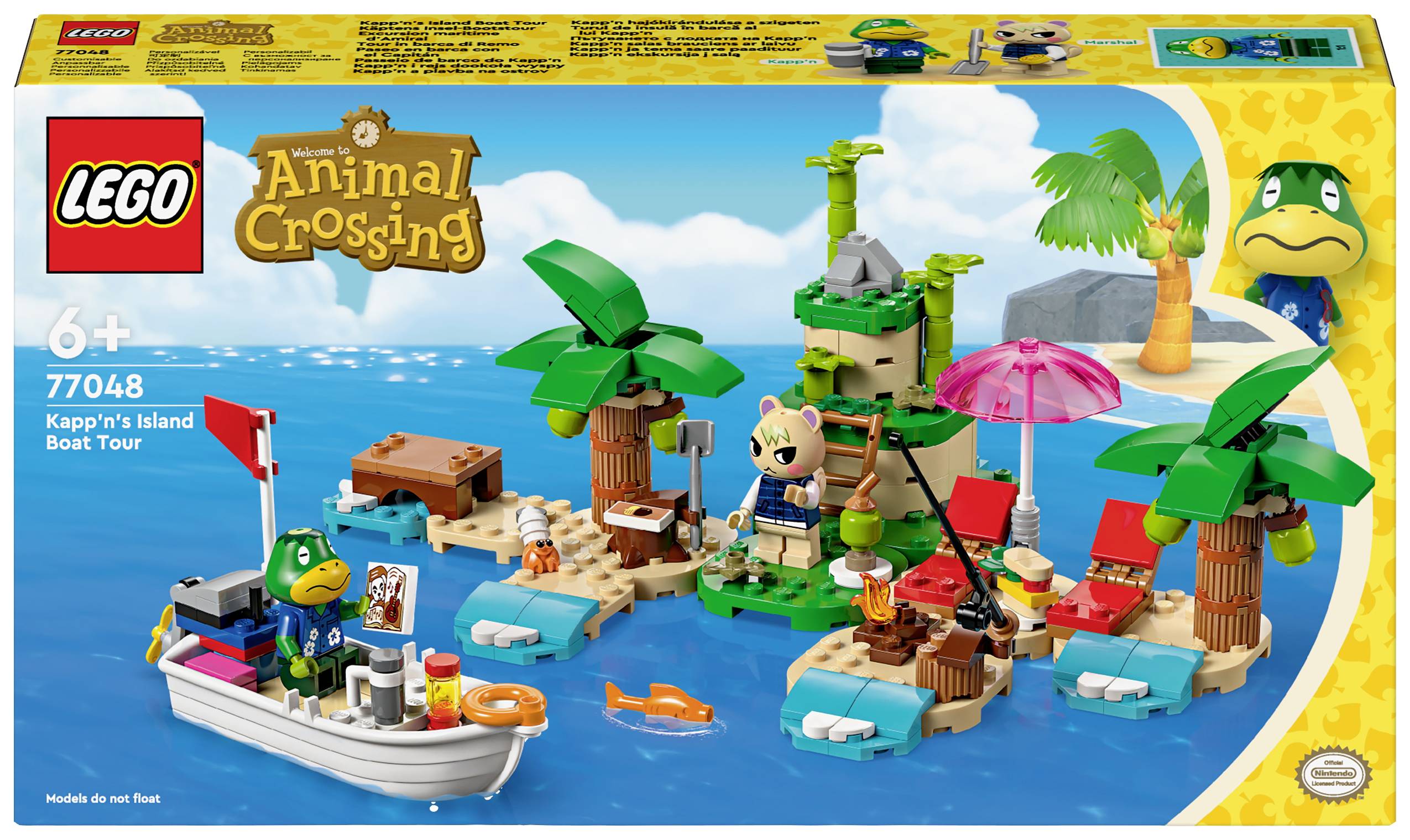 77048 LEGO® Animal Crossing Käptens Insel-Bootstour