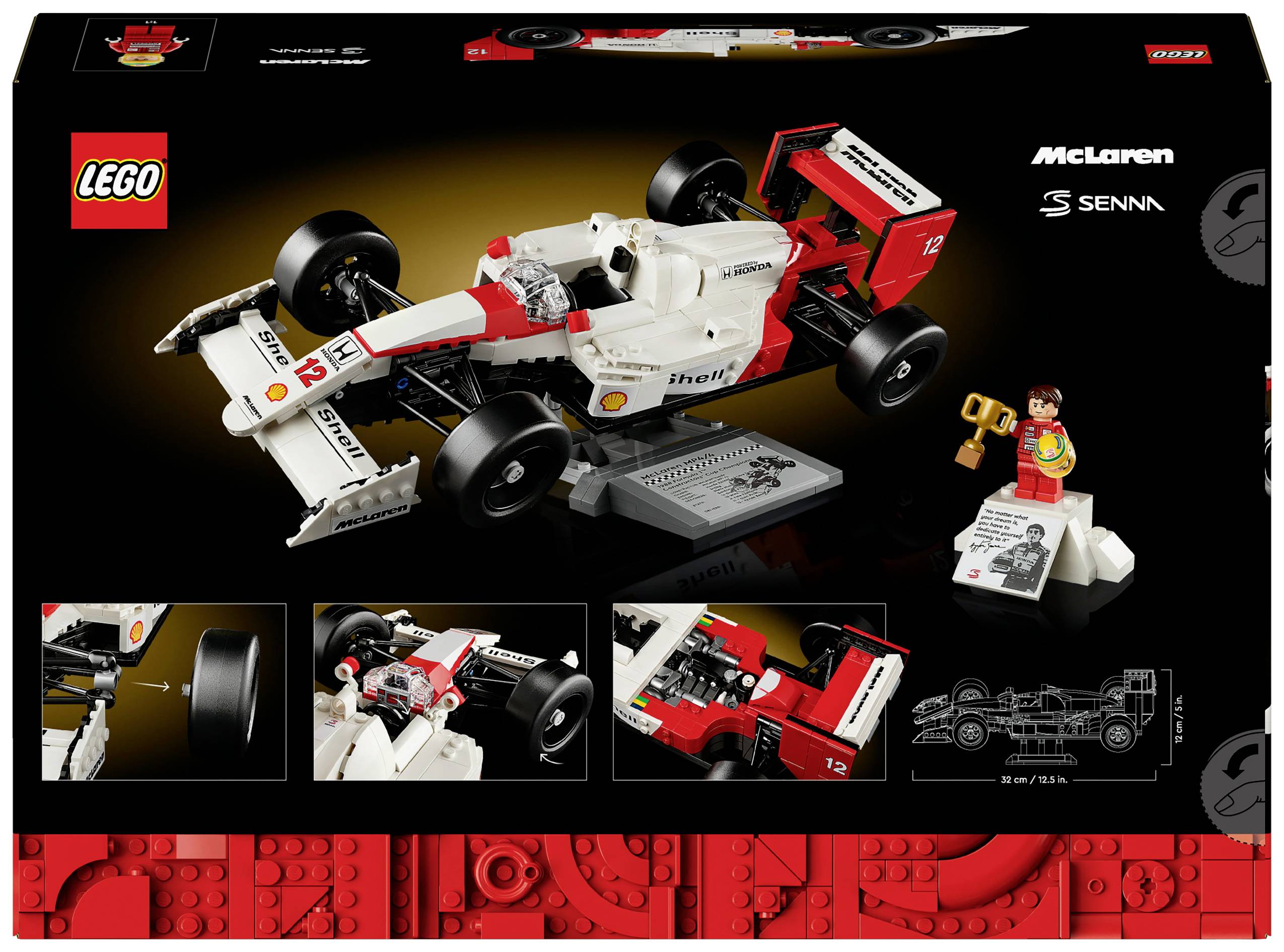 10330 LEGO® ICONS™ McLaren MP4/4 &amp; Ayrton Senna