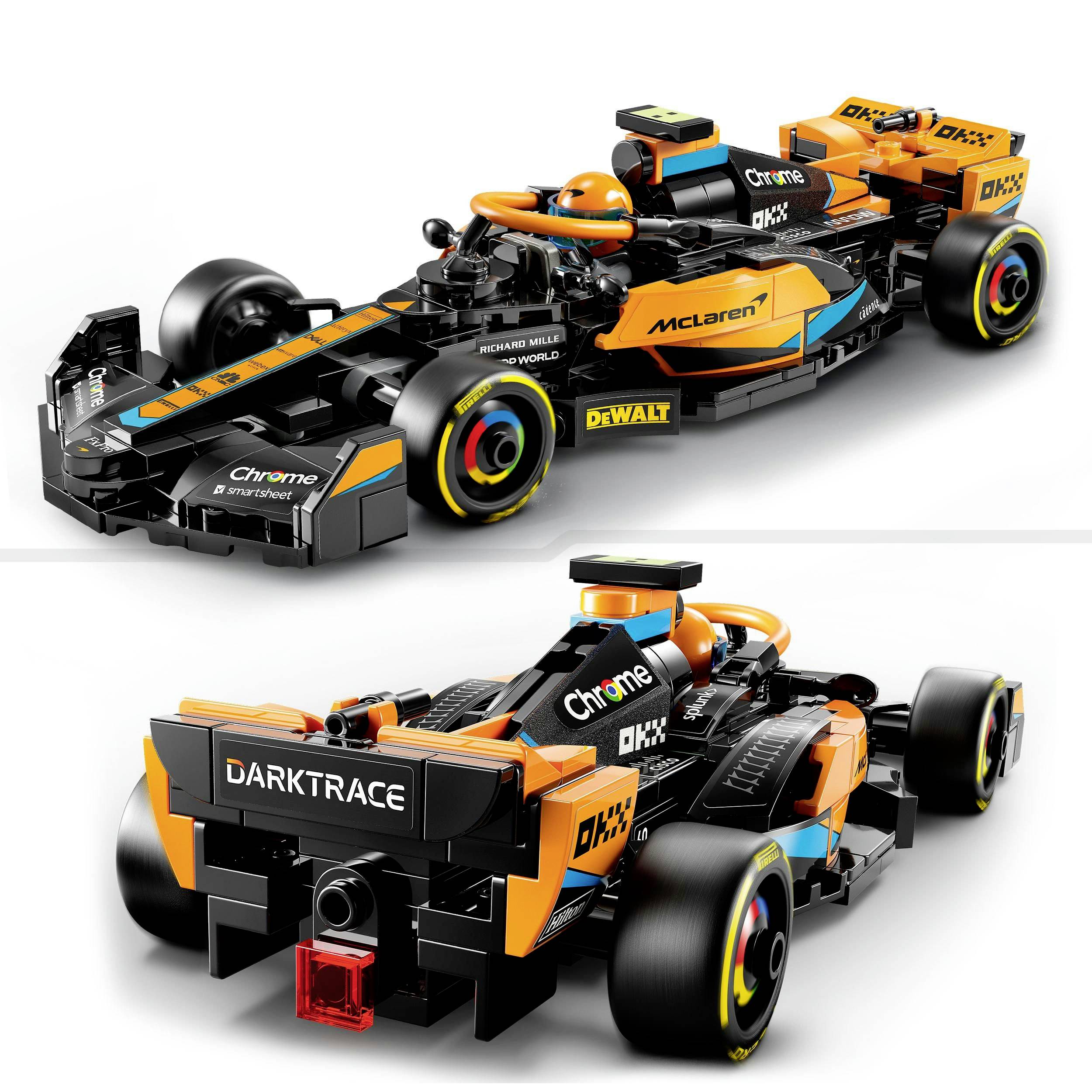 LEGO Speed Champions McLaren Formel 1 Rennwagen 2023, Spielzeug für Kinder ab 9 Jahren,Geschenkidee