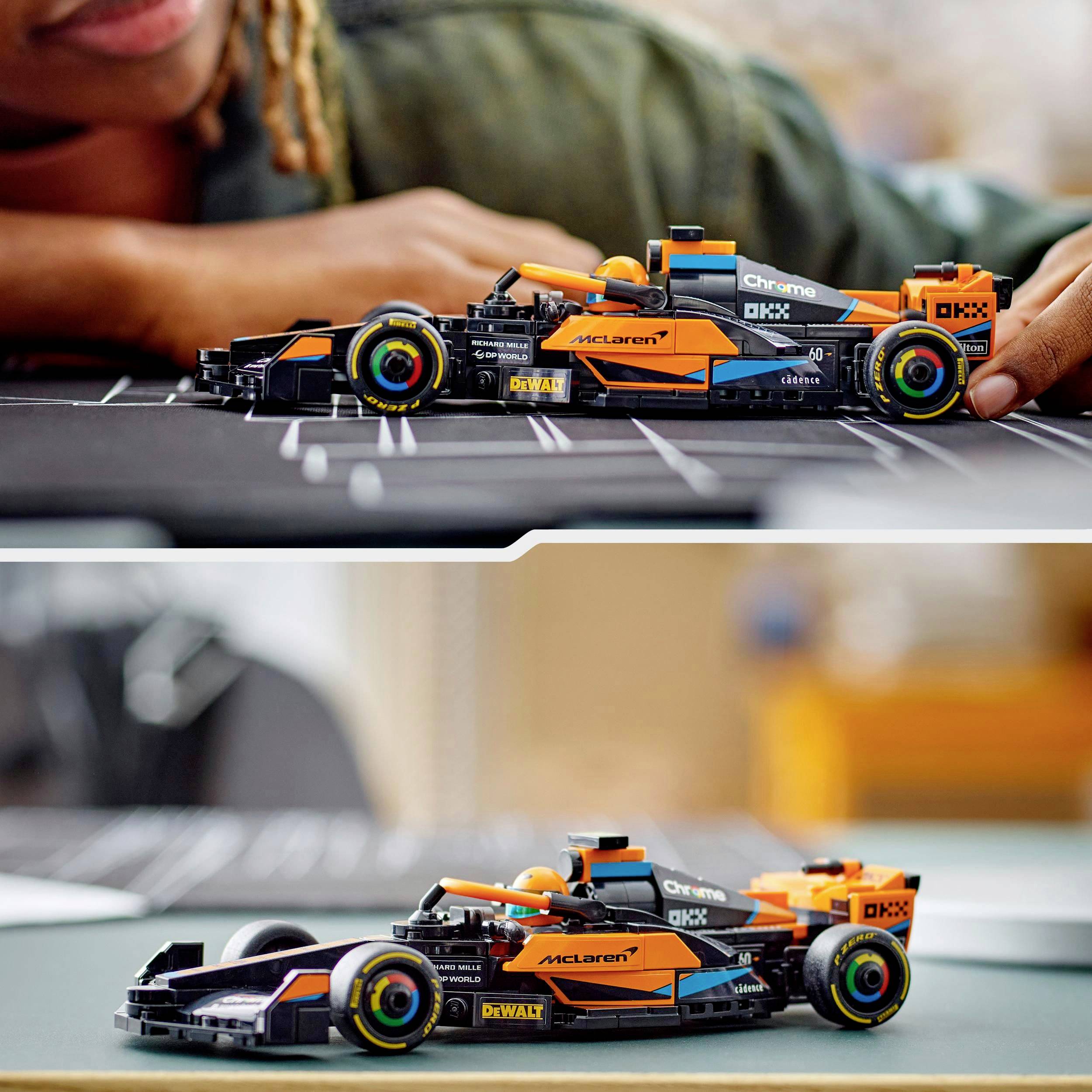 LEGO Speed Champions McLaren Formel 1 Rennwagen 2023, Spielzeug für Kinder ab 9 Jahren,Geschenkidee