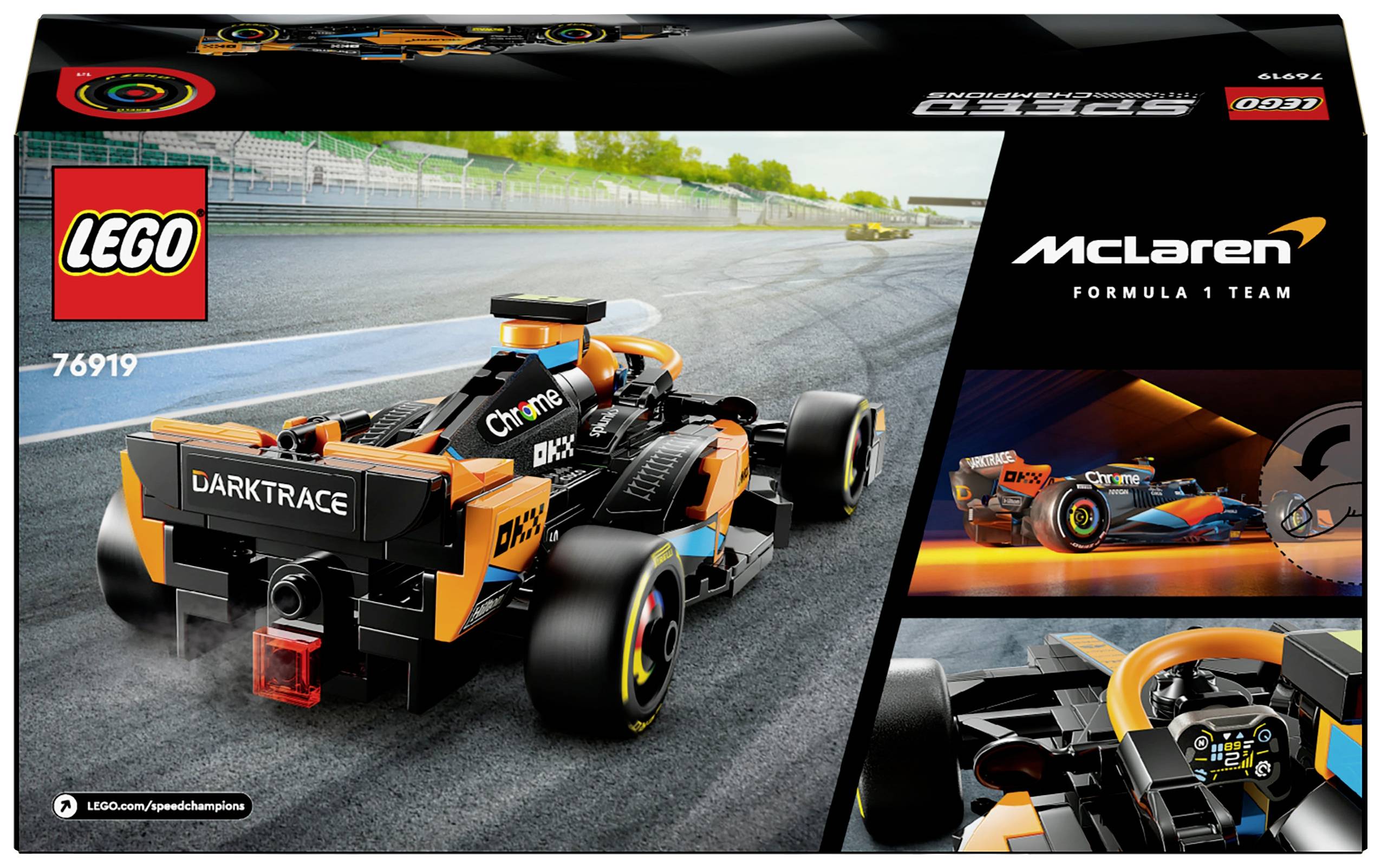 LEGO Speed Champions McLaren Formel 1 Rennwagen 2023, Spielzeug für Kinder ab 9 Jahren,Geschenkidee