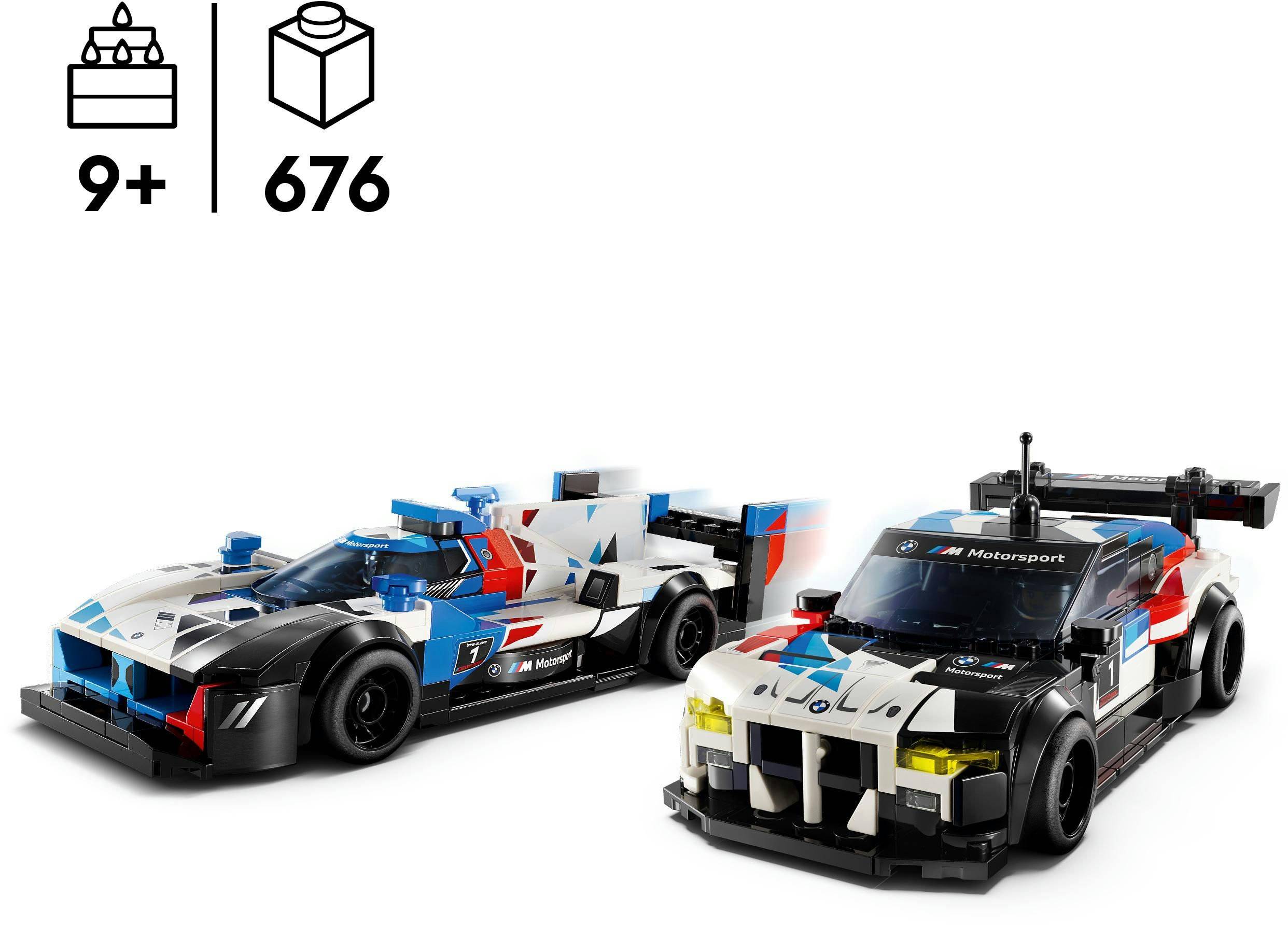 76922 LEGO® SPEED CHAMPIONS BMW M4 GT3 & BMW M Hybrid V8 Rennwagen