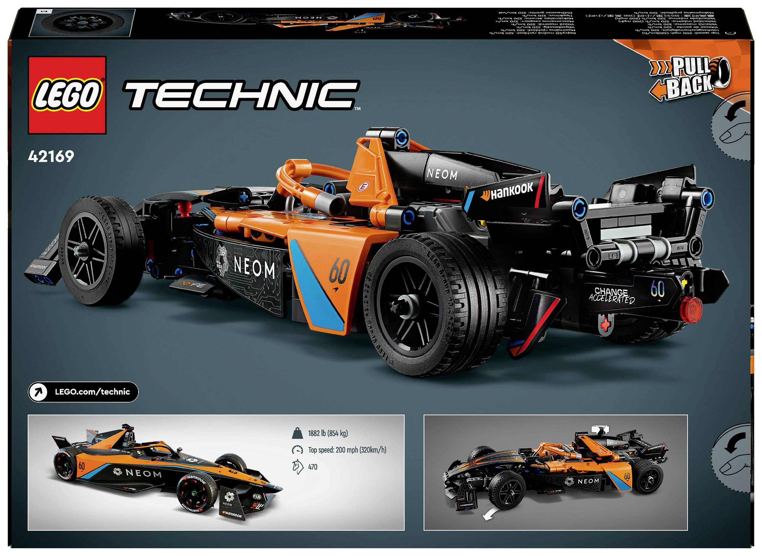 42169 LEGO® TECHNIC NEOM McLaren Formula E Race Car