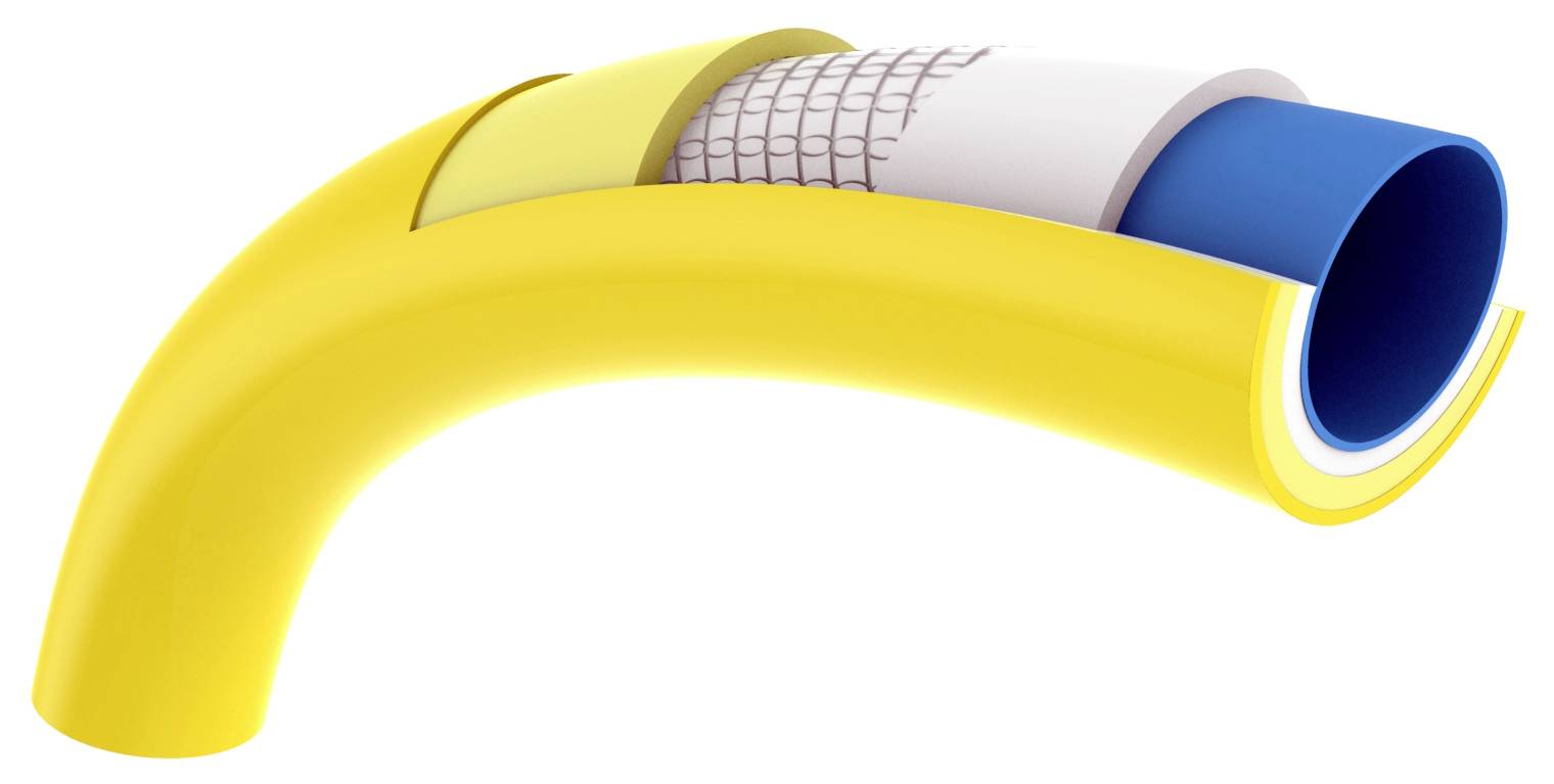 Hozelock 143179 JARDIN 12.5mm 1/2 Zoll Meterware Gelb Gartenschlauch