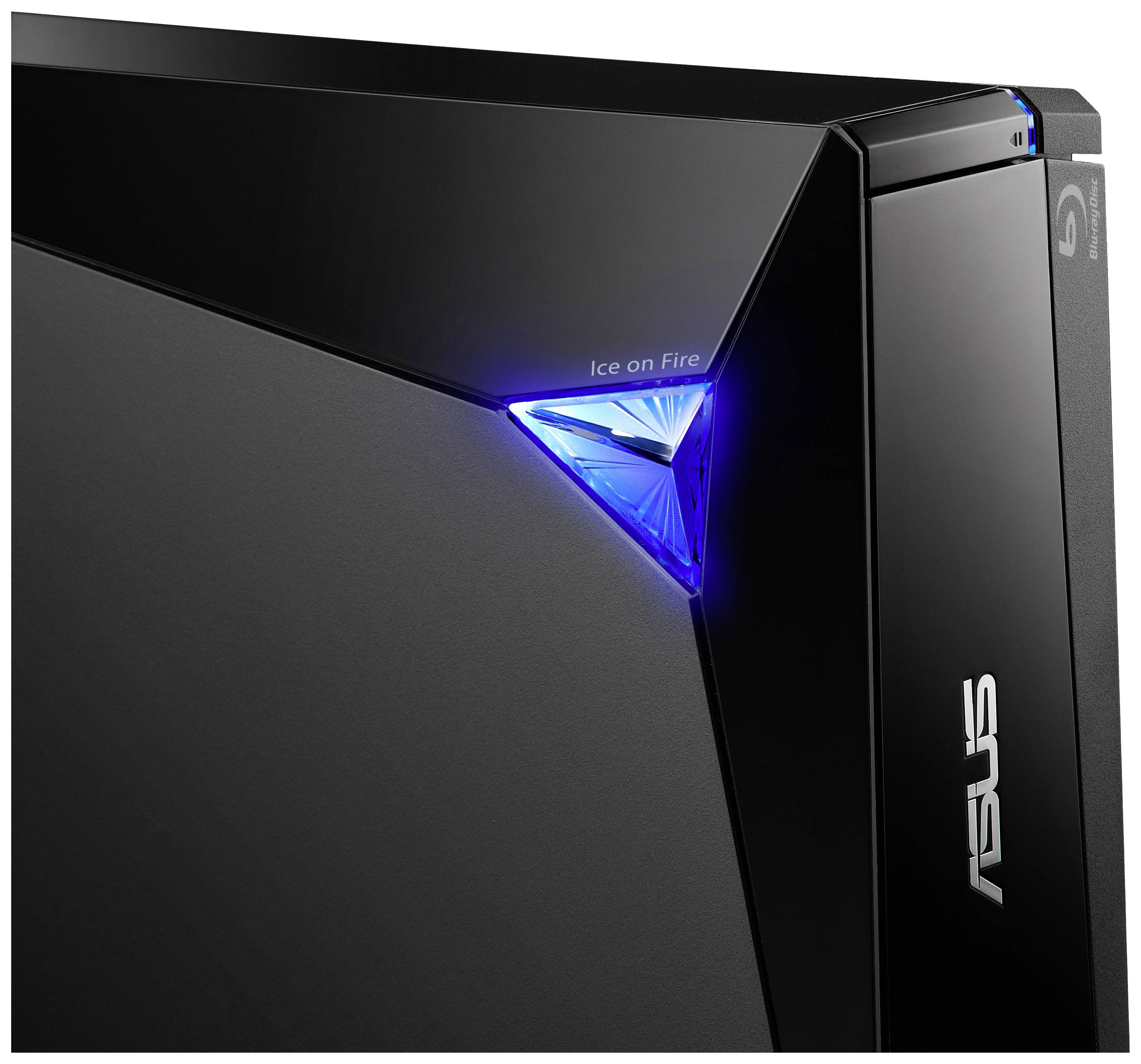 Asus TurboDrive BW-16D1X-U Blu-ray Brenner Extern Retail USB-A (USB 3.2 Gen 1) Schwarz