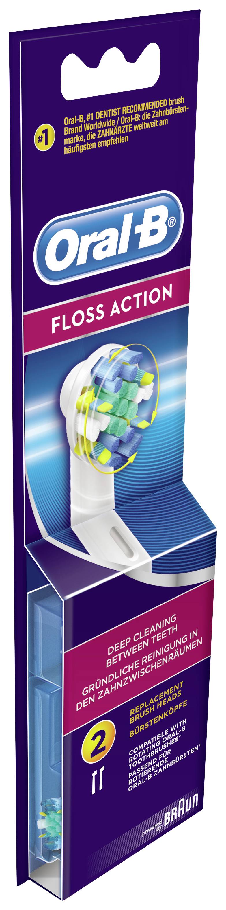 Oral-B EB25-2 Aufsteckbürsten für elektrische Zahnbürste 2 St. Weiß