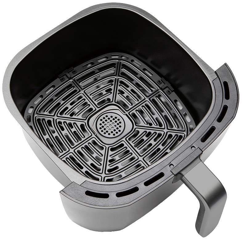 NUTRiBULLET CB NBA071B Heißluft-Fritteuse 7 l 1800 W Antihaftbeschichtung, BPA-frei, Heißluft-Funktion, mit Display, Timerfunktion Schwarz