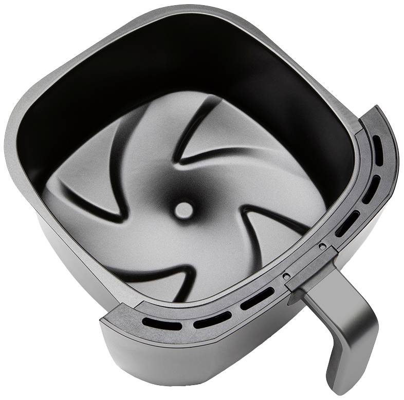 NUTRiBULLET CB NBA071B Heißluft-Fritteuse 7 l 1800 W Antihaftbeschichtung, BPA-frei, Heißluft-Funktion, mit Display, Timerfunktion Schwarz