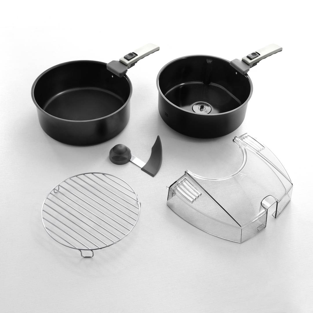 DeLonghi DL FH1396/1 Heißluft-Fritteuse 1.7kg 1400W Antihaftbeschichtung, Heißluft-Funktion, mit Display, Grillfunktion