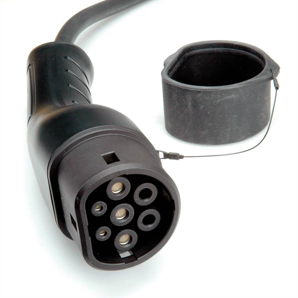 Roline 19.08.0053 eMobility Ladekabel 3m Flammwidrig, IP65, Spiralkabel